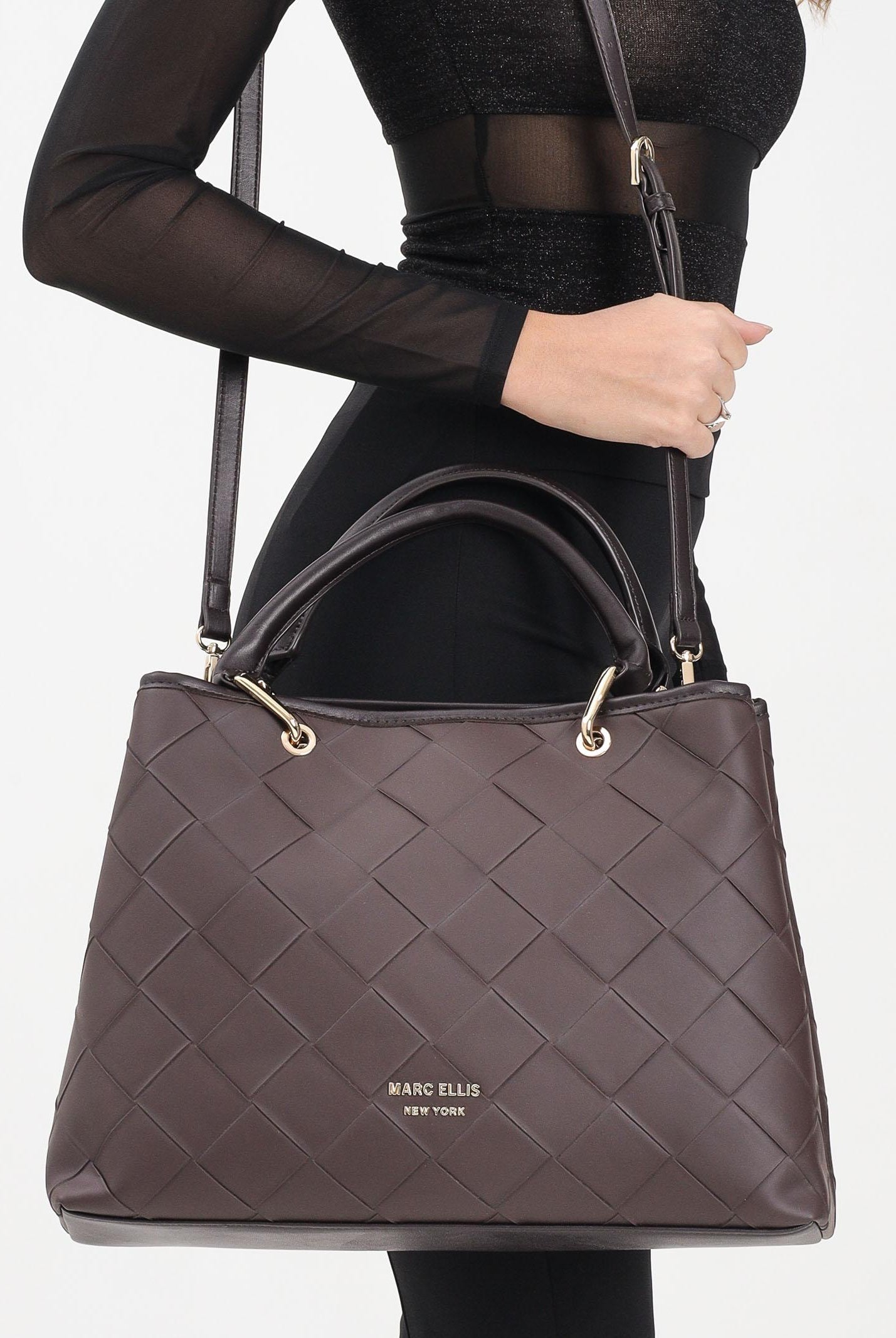 MARC ELLIS Shopper Sunny marrone da donna SUNNY-BAG CO MARC ELLIS