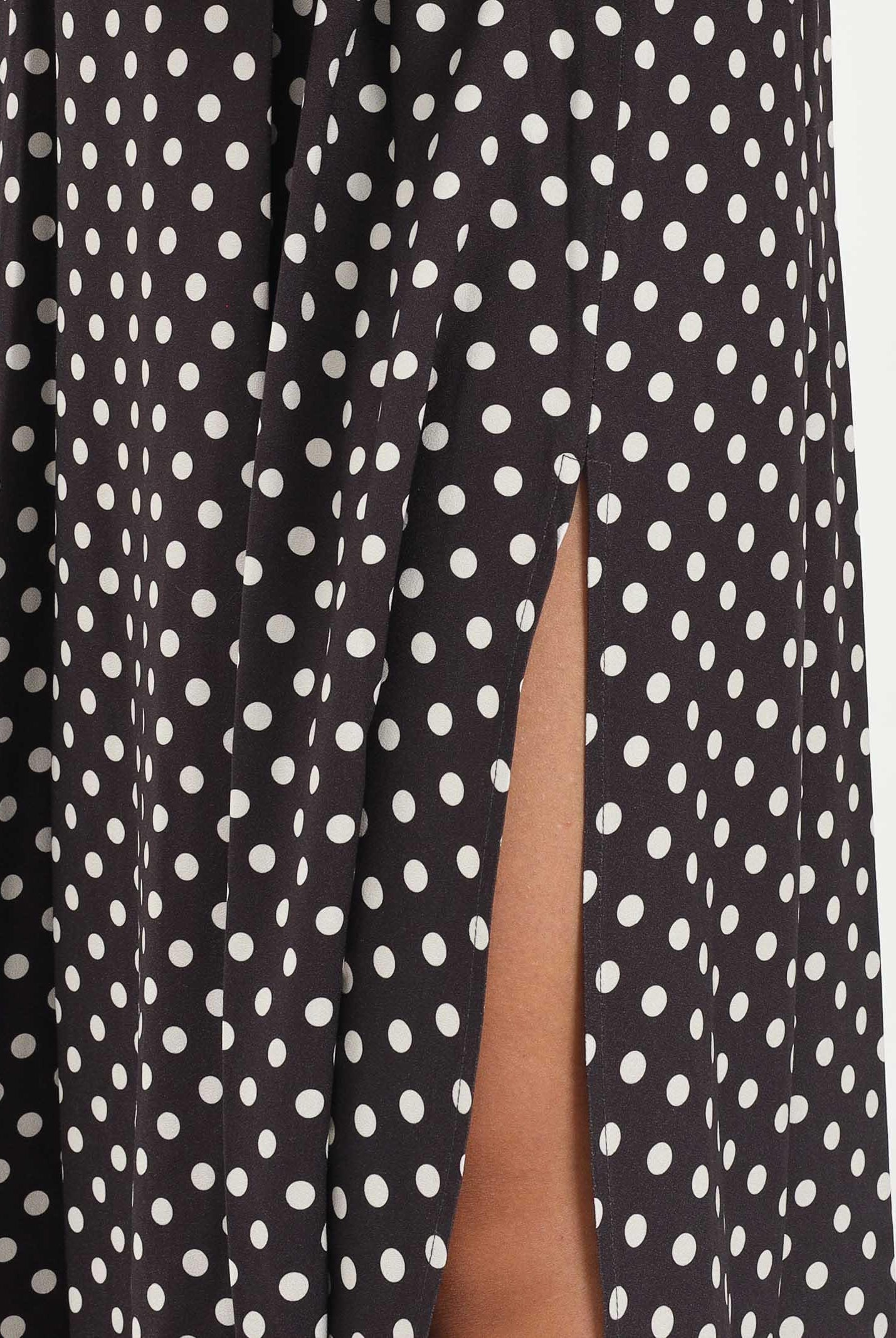 MAR DE MARGARITAS Abito midi Georgia moro da donna con fantasia a pois MMABW01293 MA57 Mar de margaritas