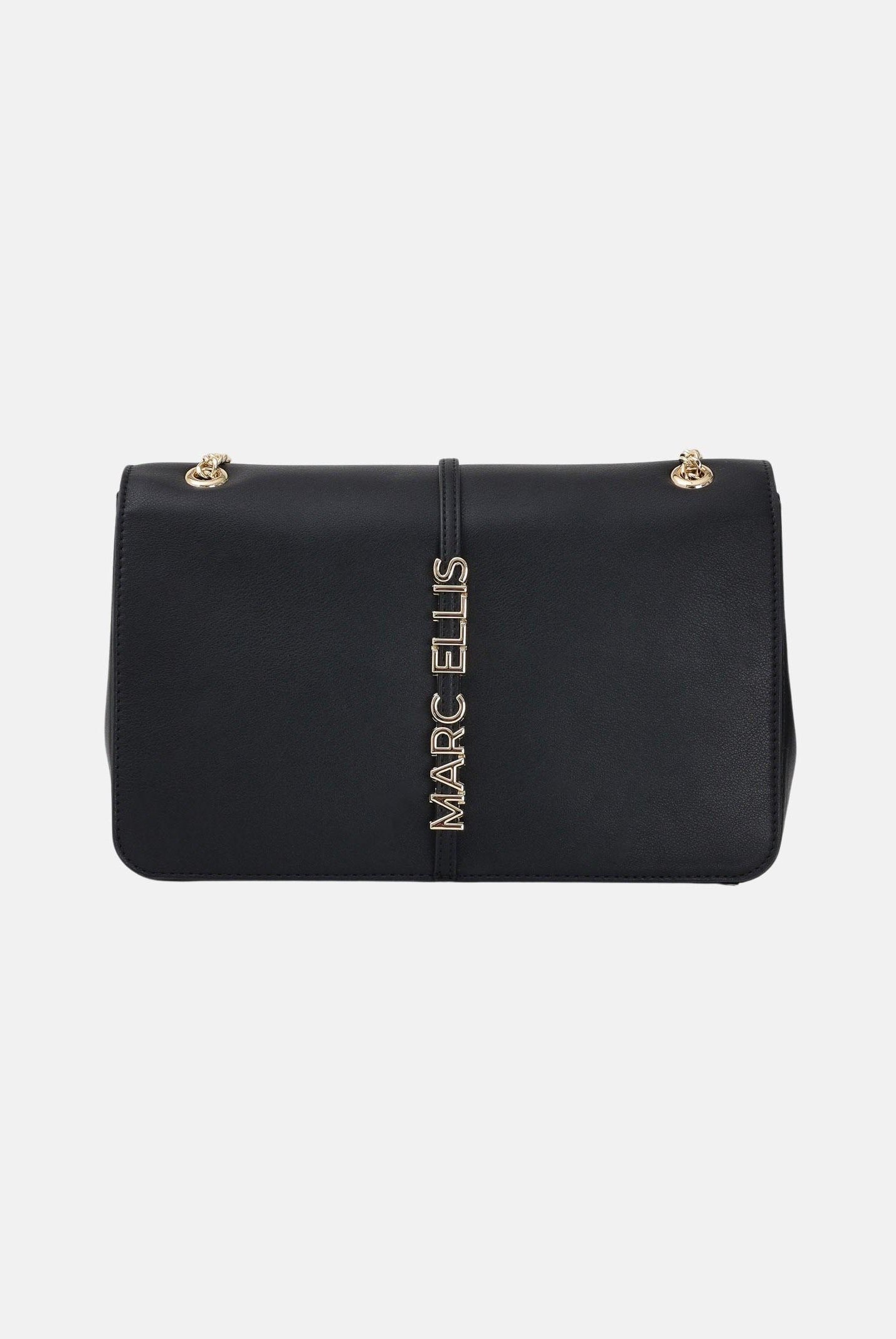 MARC ELLIS Borsa a tracolla Joelle Macro LT nera da donna JOELLE-MACRO-LT BLGO MARC ELLIS