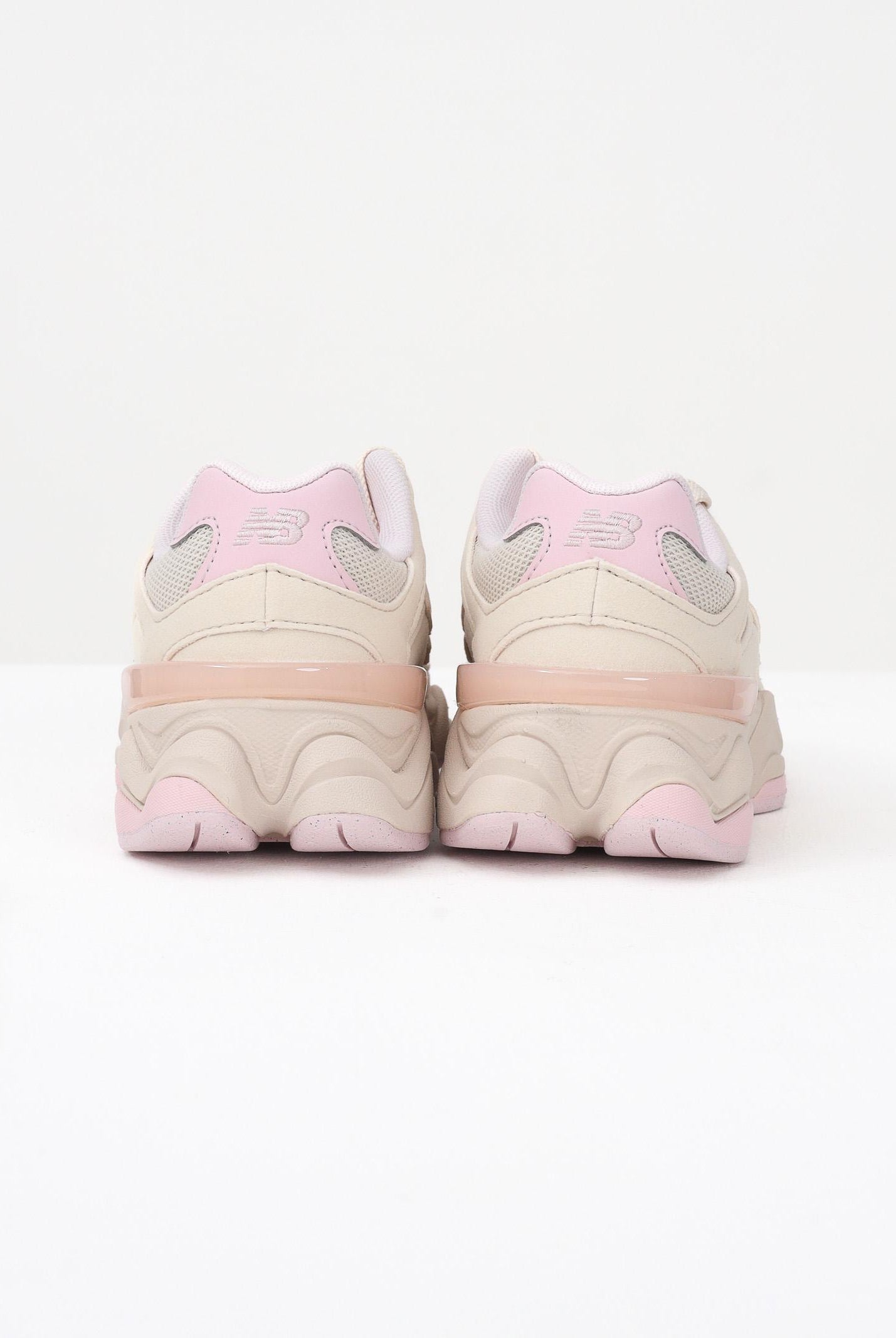 NEW BALANCE Sneakers 9060 Lace panna e rosa da bambina PC9060JP NEW BALANCE