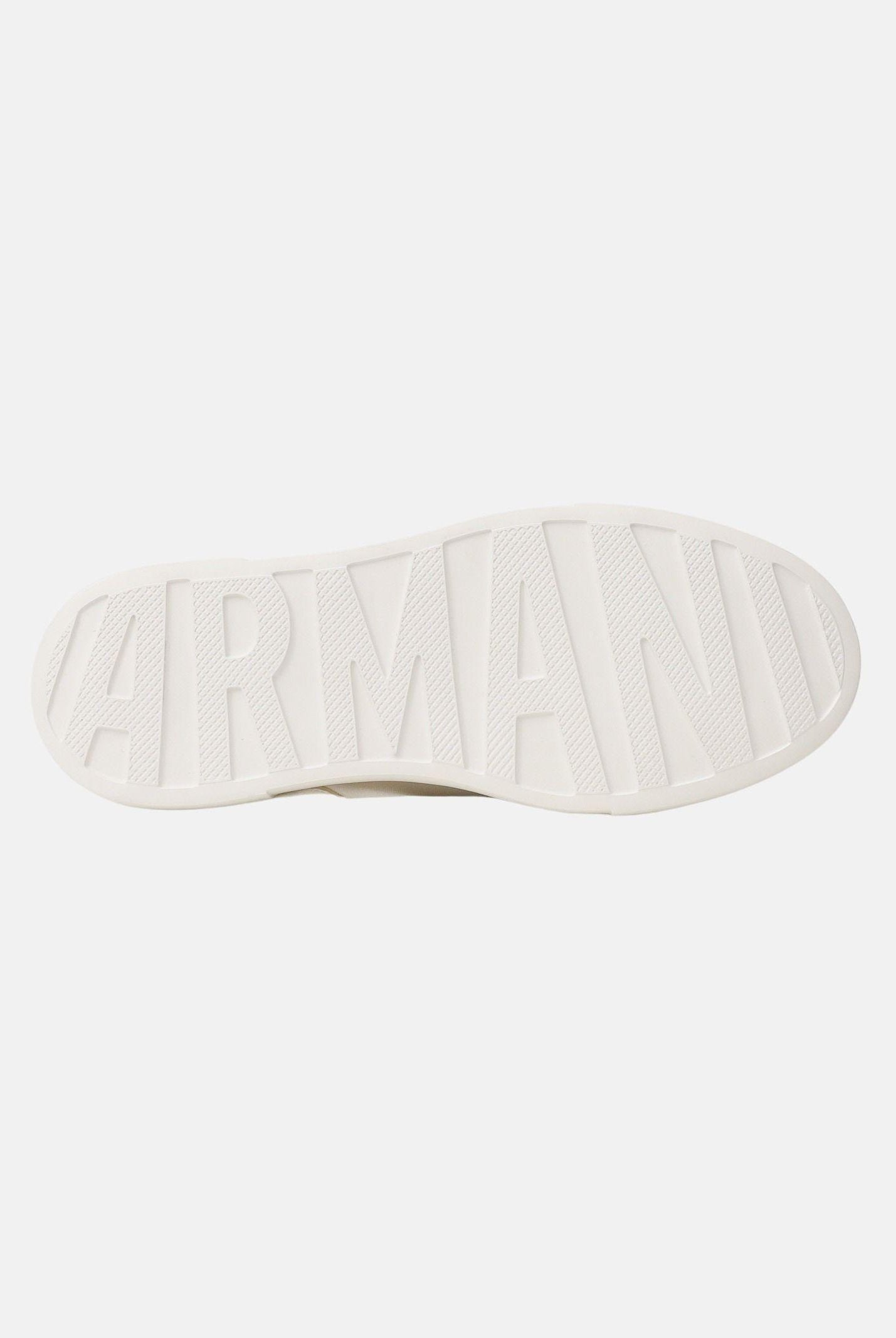 ARMANI EXCHANGE Sneakers panna da donna con logo in strass XW002788AF23057 U0011 ARMANI EXCHANGE