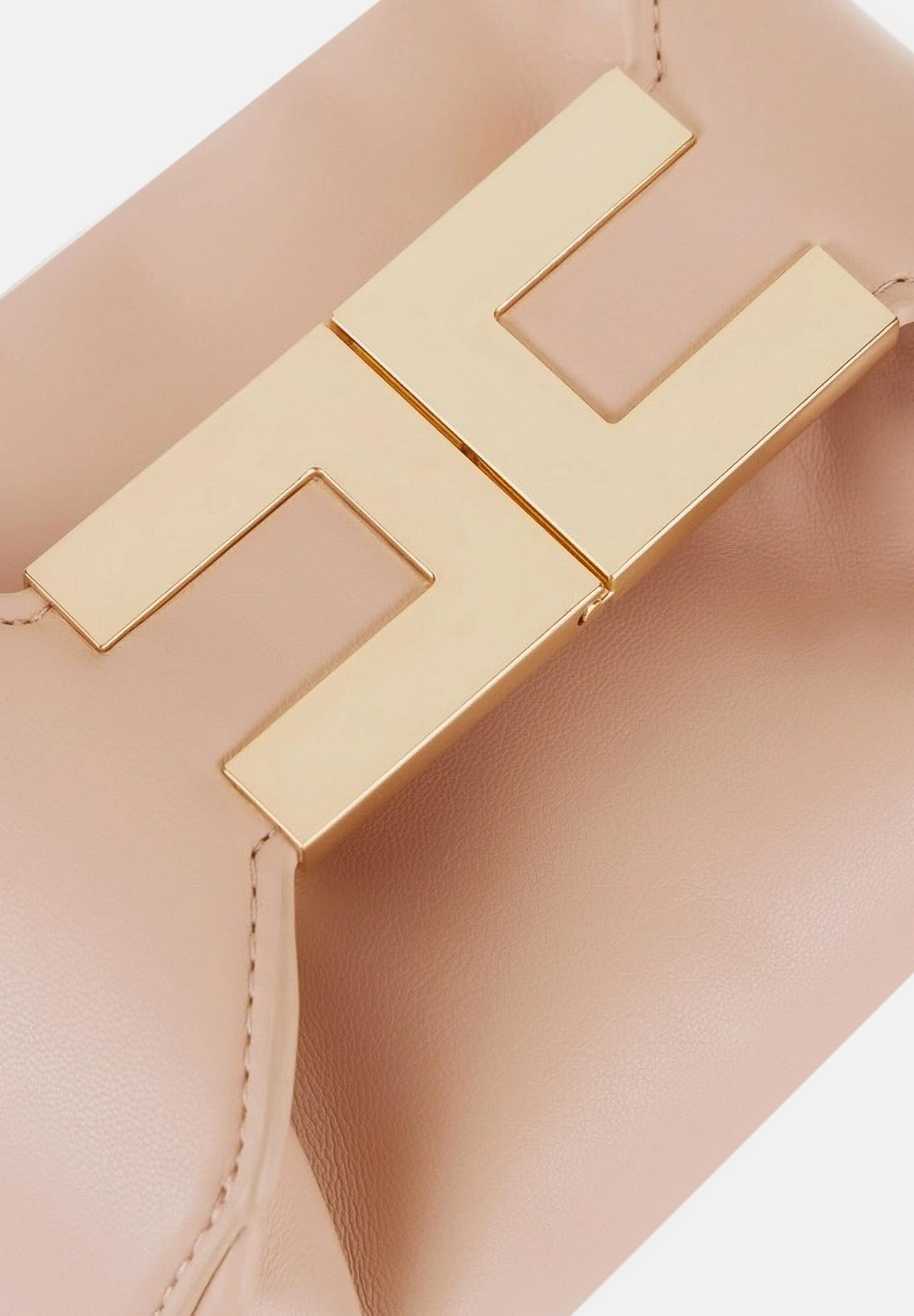 ELISABETTA FRANCHI Borsa a mano nude da donna con manico gioiello BS07A62E2 EA1 ELISABETTA FRANCHI