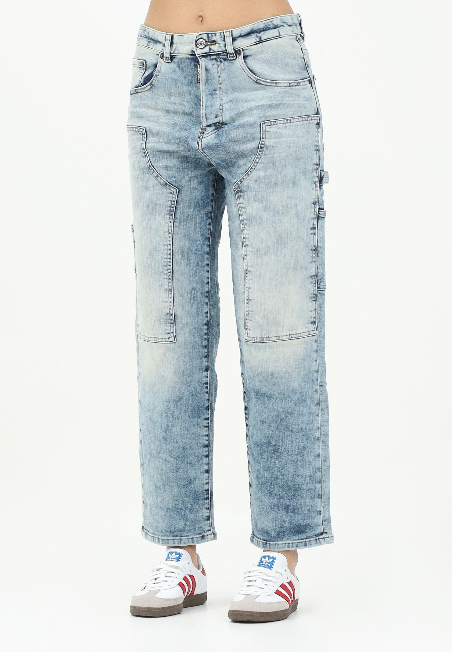 DSQUARED2 Jeans in denim sfumato per donna, ragazzi e bambini DQ2636D0AC2 DQ01 DSQUARED2