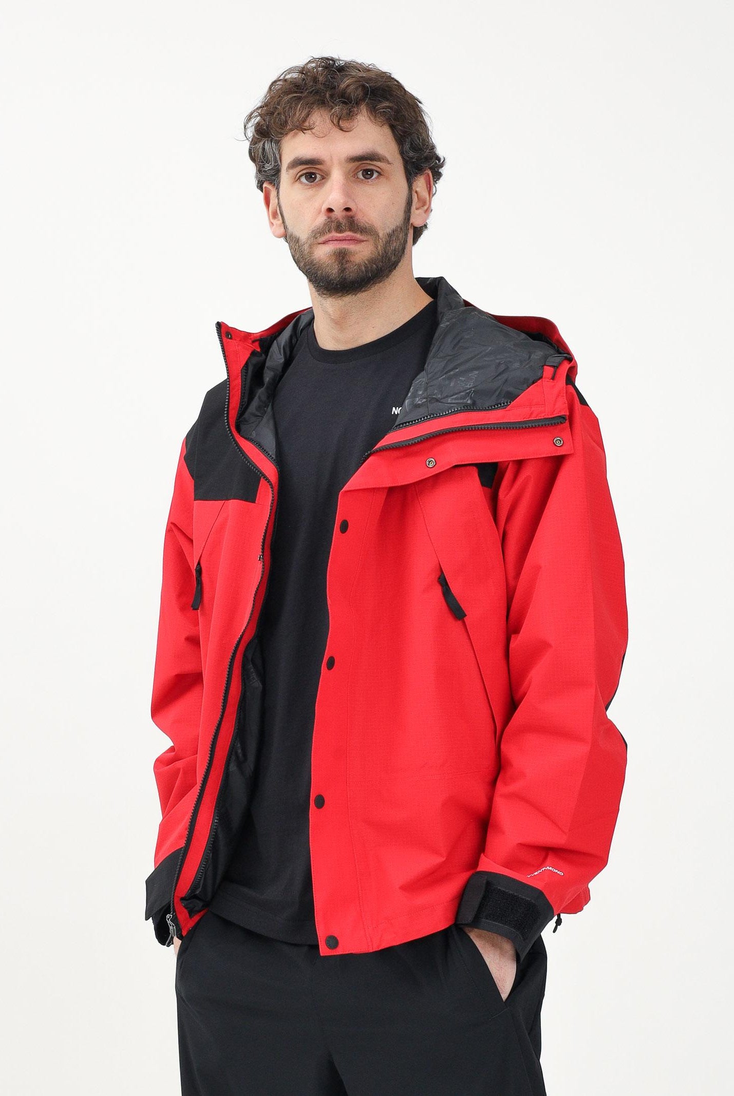 THE NORTH FACE Giacca a vento Mountain Mono rossa da uomo NF0A88XFKZ31 THE NORTH FACE