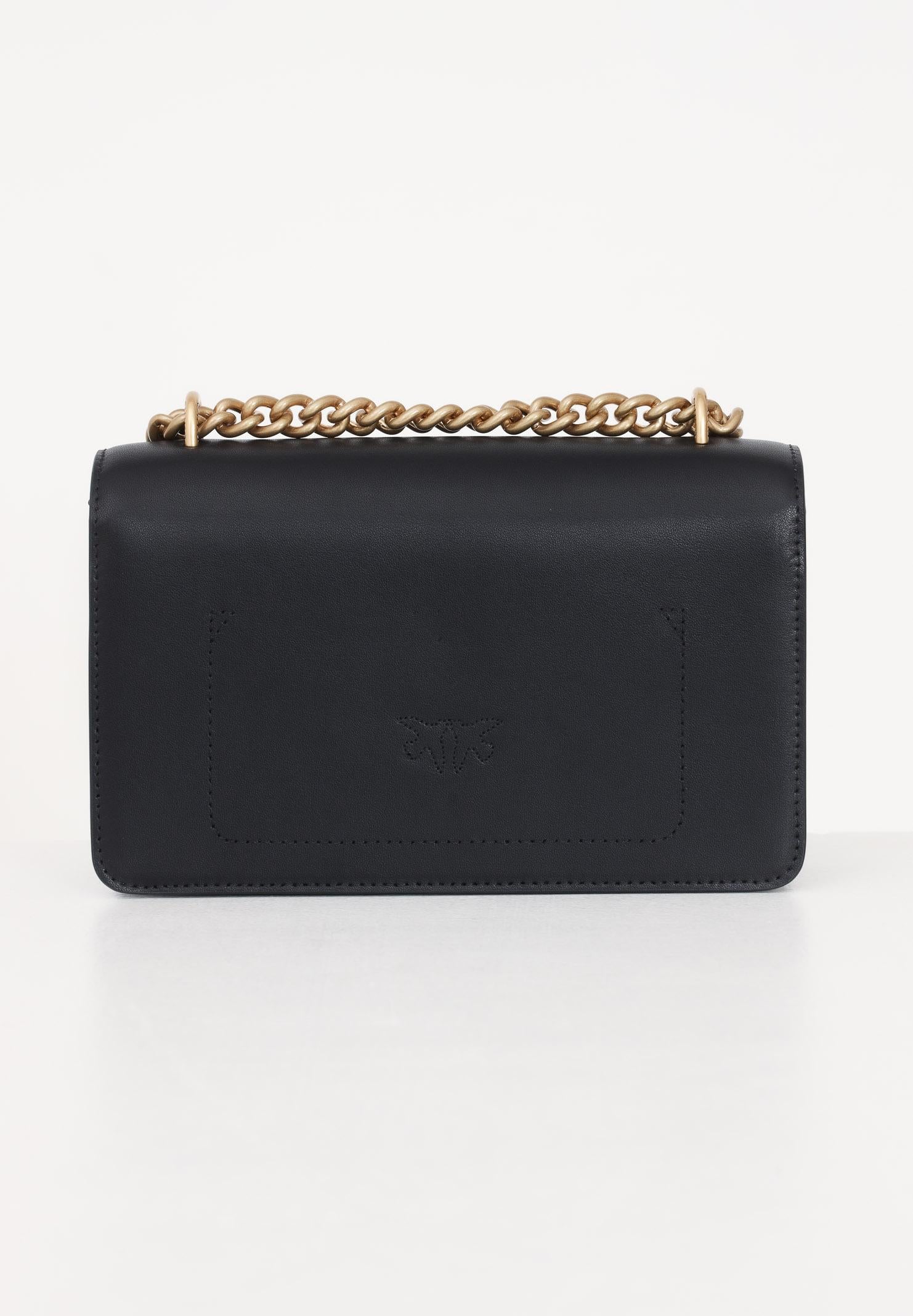 PINKO Borsa a tracolla Mini Love Bag nera da donna 100074A0F1 Z99Q PINKO