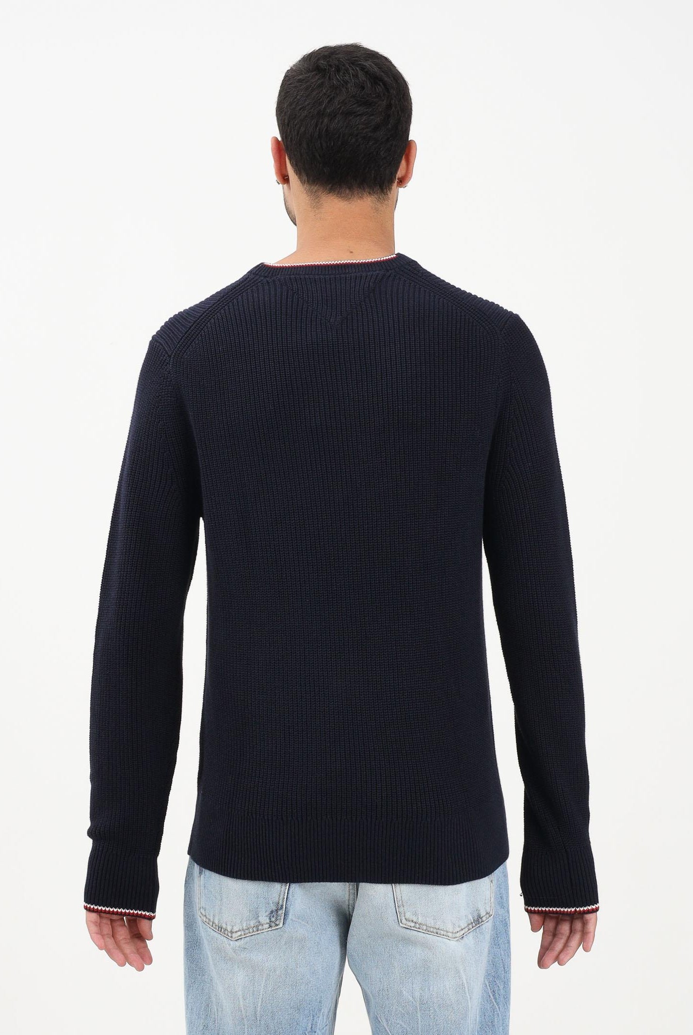 TOMMY HILFIGER Maglioncino girocollo blu da uomo MW0MW41516DW5 TOMMY HILFIGER