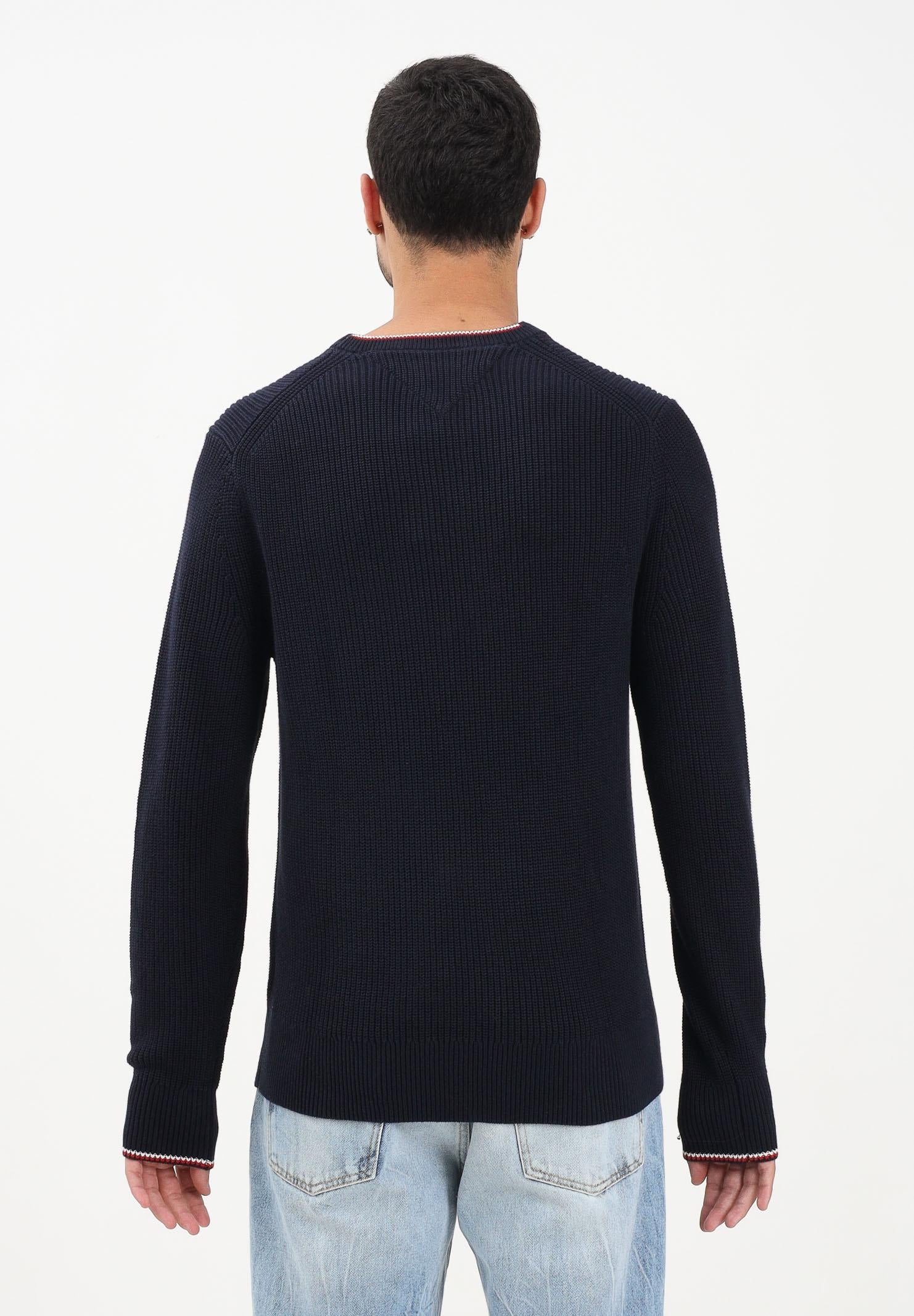 TOMMY HILFIGER Maglioncino girocollo blu da uomo MW0MW41516DW5 TOMMY HILFIGER