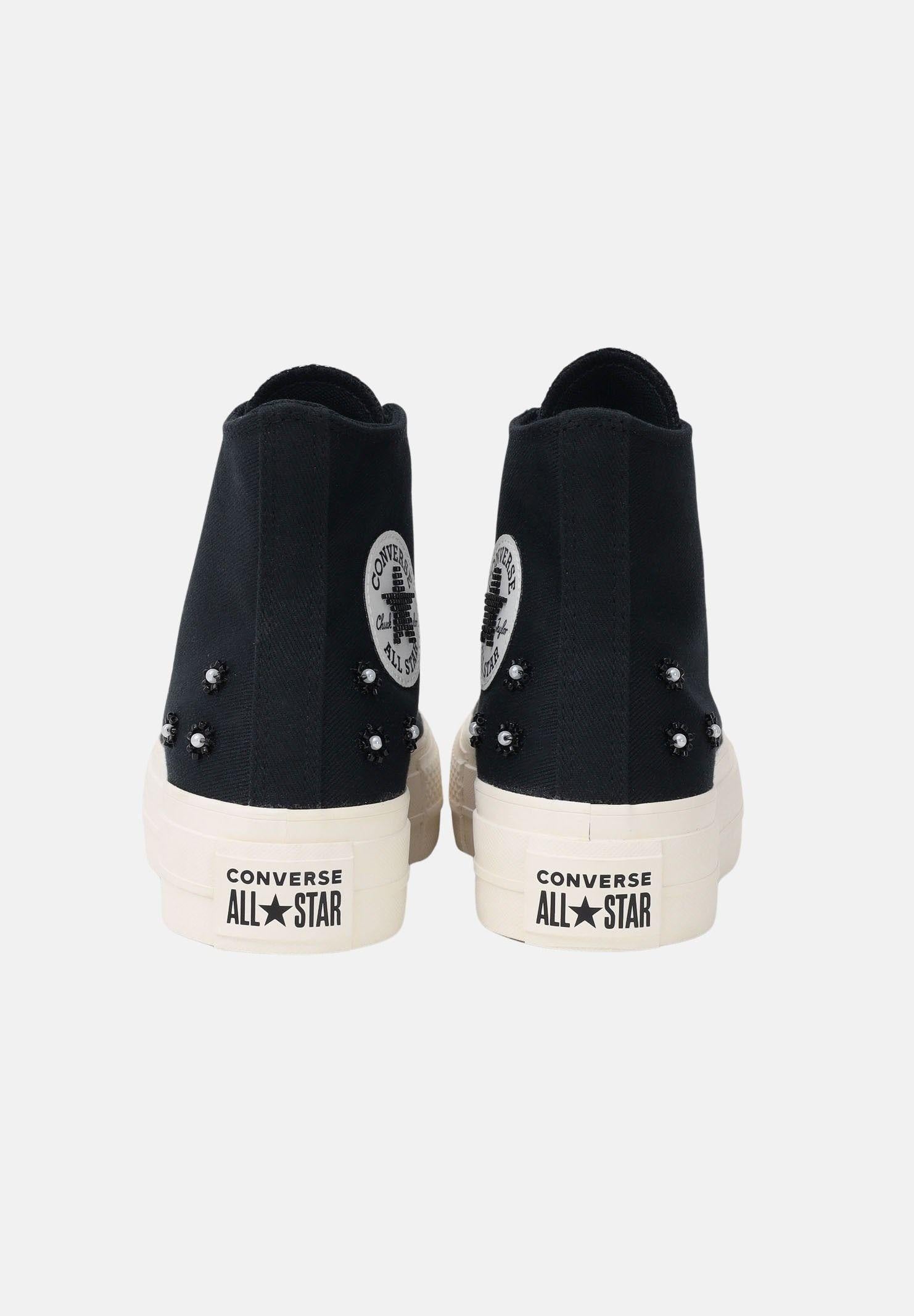 CONVERSE Sneakers Chuck Taylor All Star Lift Platform nere da donna A17787C . CONVERSE