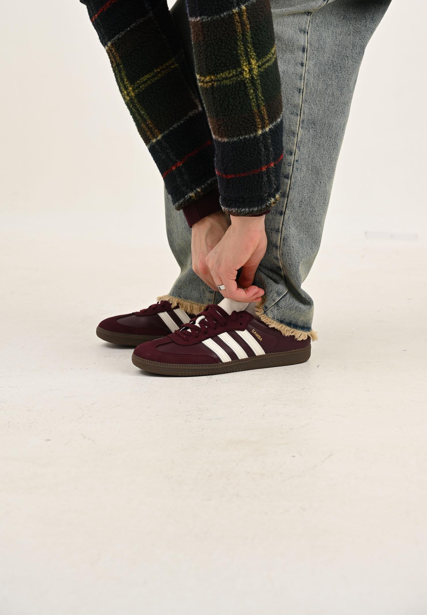 ADIDAS ORIGINALS Sneakers Samba OG bordeaux da uomo JR8844 . ADIDAS ORIGINALS