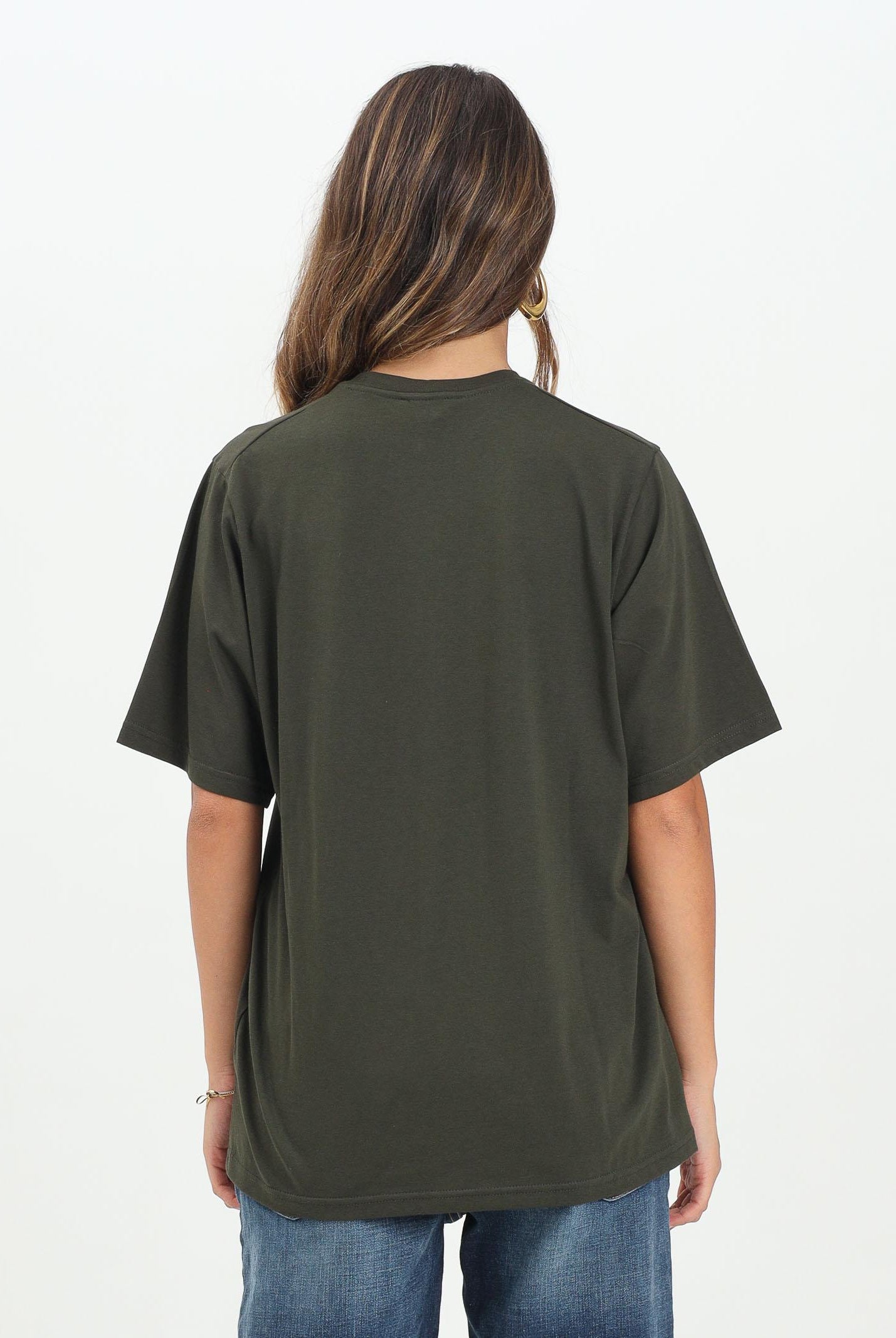 DSQUARED2 T-shirt a manica corta verde per donna, ragazzi e bambini con logo DSQUARED2 DQ2823D004G DQ518 DSQUARED2