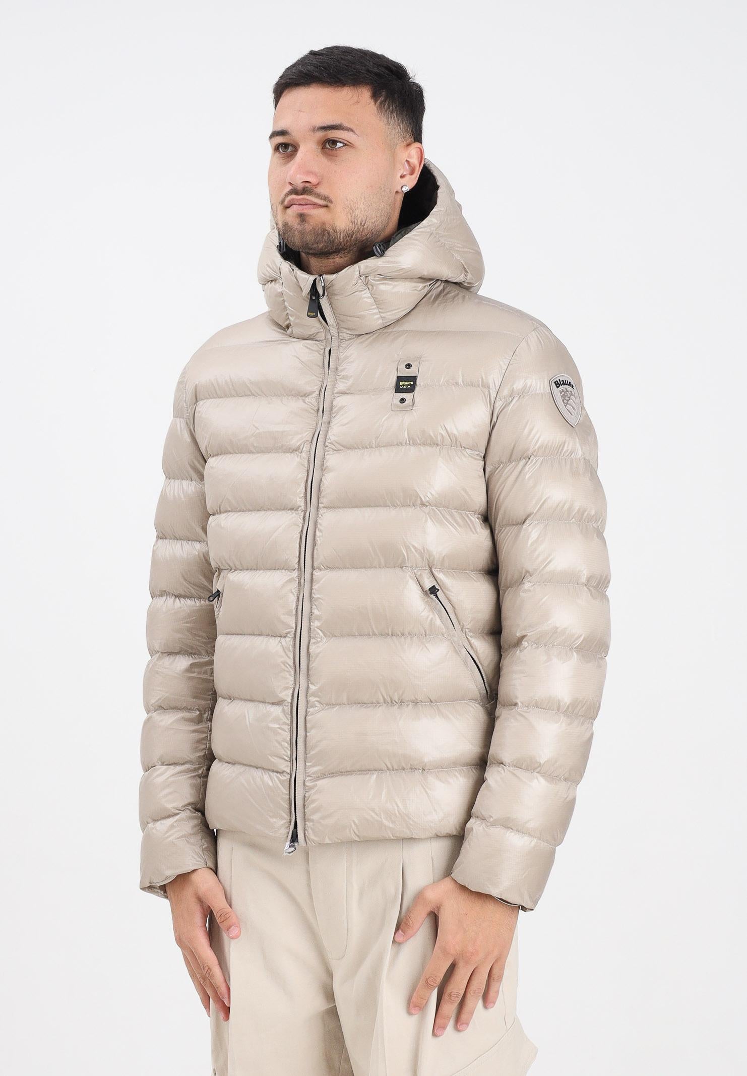 BLAUER Piumino ADAMS beige da uomo 25WBLUC02079-005958 301TE BLAUER