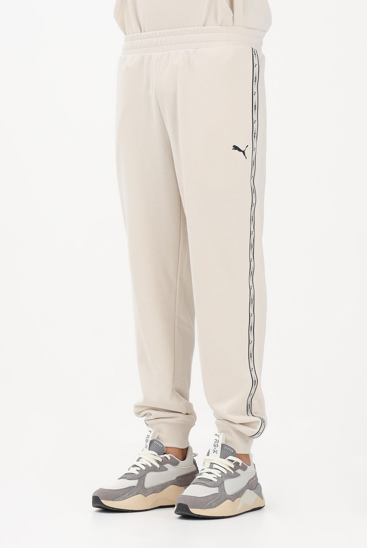 PUMA Pantalone sportivo Essentials Tape panna da uomo 691695 87 PUMA