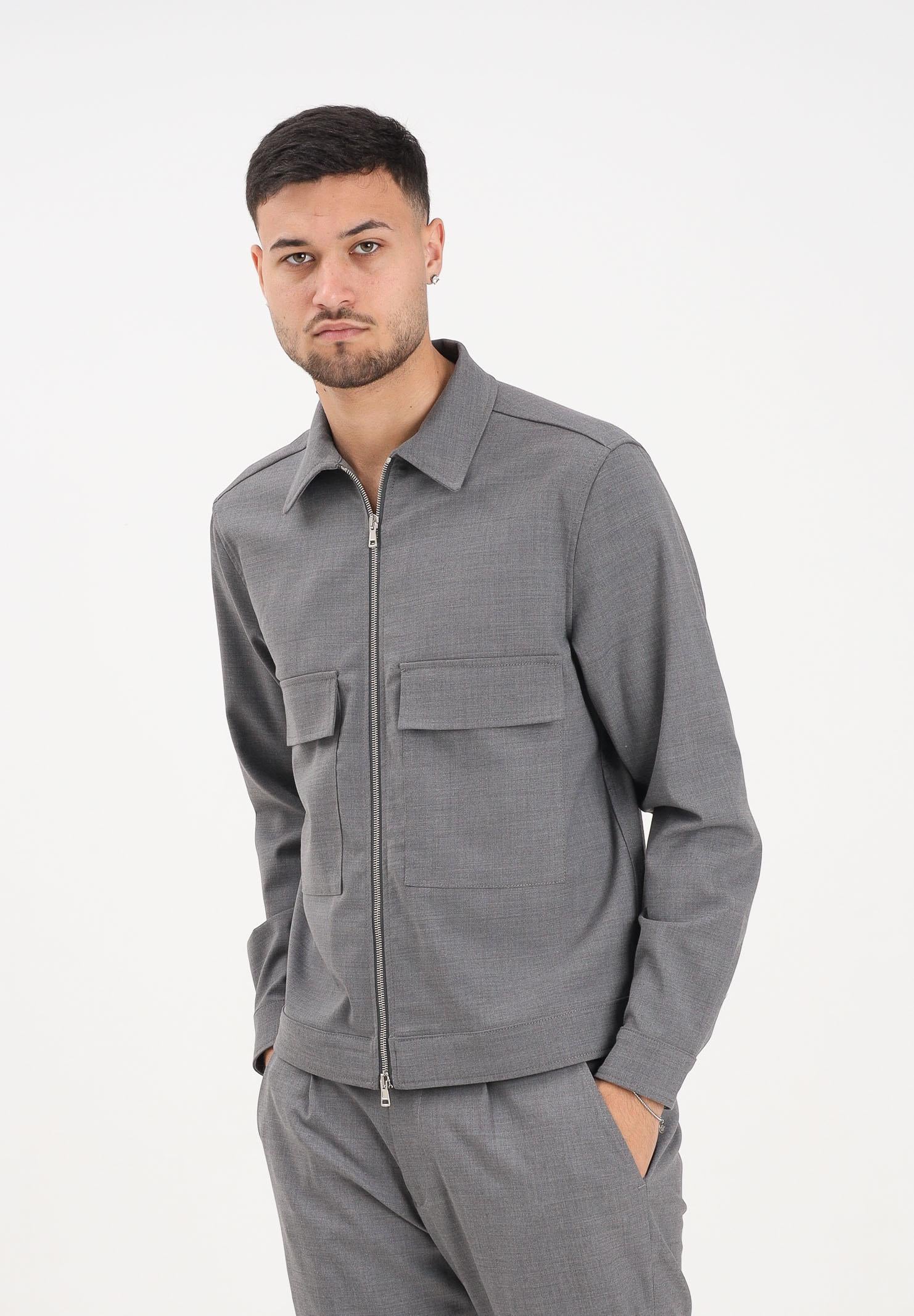 GOLDEN CRAFT Giacca con zip Carry grigia da uomo GC1JFW25266652 N013 GOLDEN CRAFT