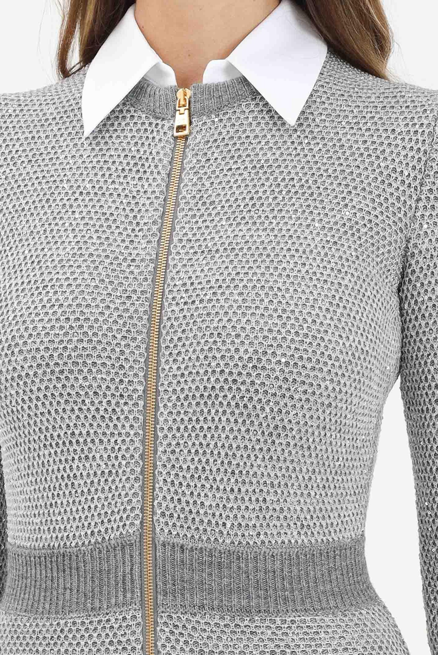 ELISABETTA FRANCHI Tuta elegante grigia da donna KT63T57E2 431 ELISABETTA FRANCHI