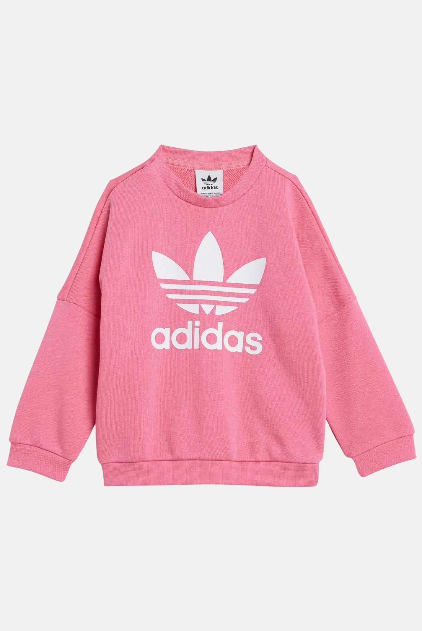 ADIDAS ORIGINALS tuta Loose Crew Flared rosa da neonata JY1109  ADIDAS ORIGINALS