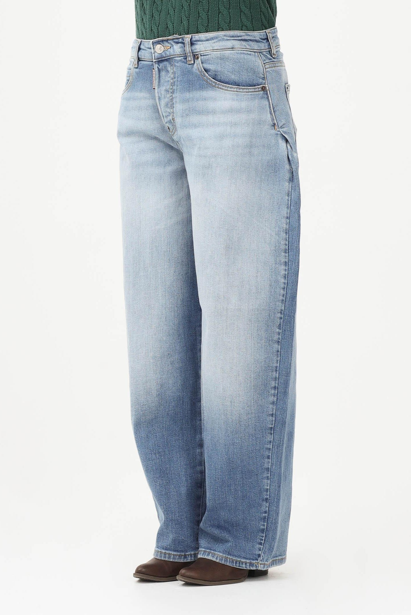 DSQUARED2 Jeans Amelia in denim chiaro per donna, ragazzi e bambini DQ3282D0AF3 DQ01 DSQUARED2