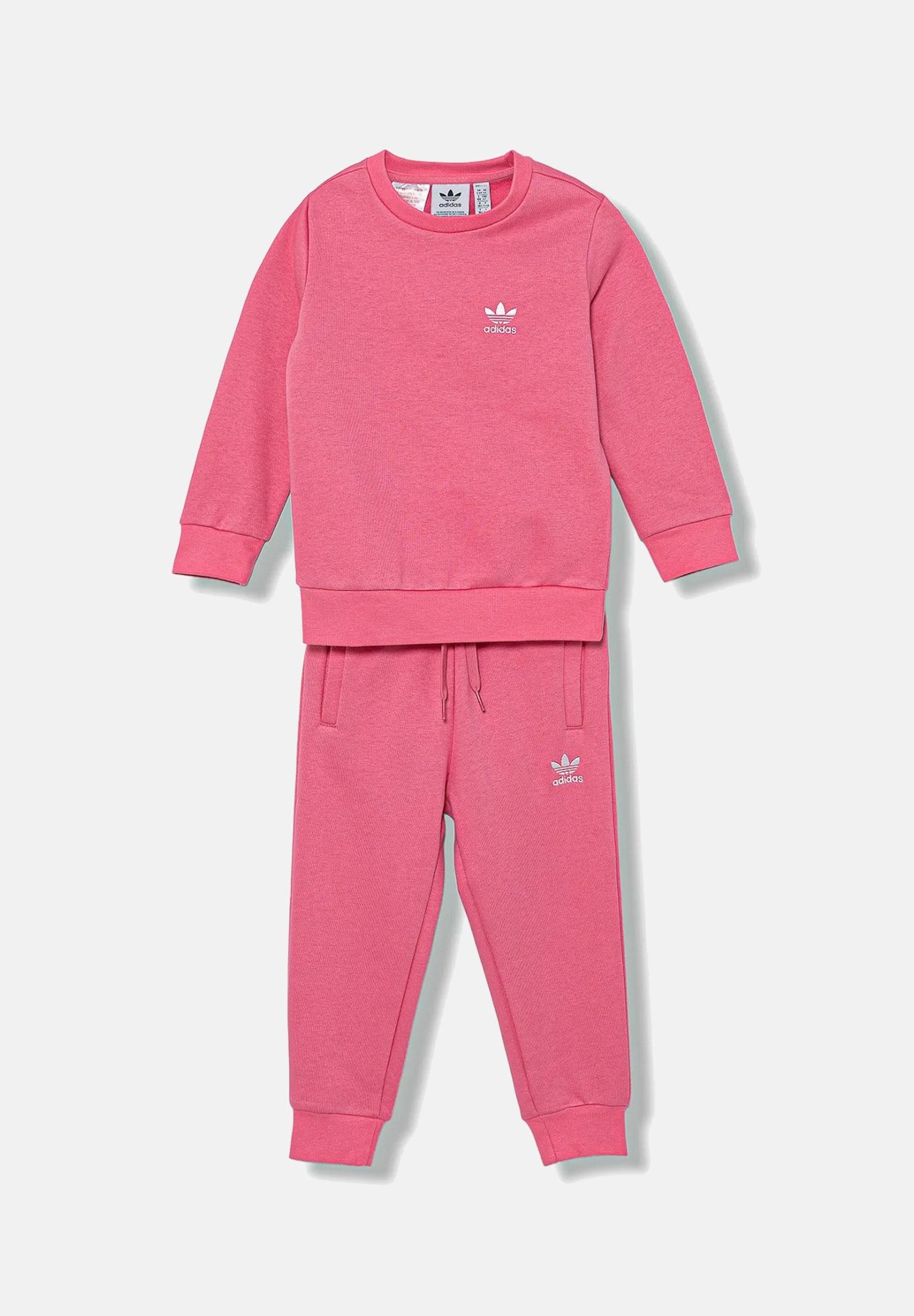 ADIDAS ORIGINALS Tuta Crew rosa da neonato JY4869 . ADIDAS ORIGINALS