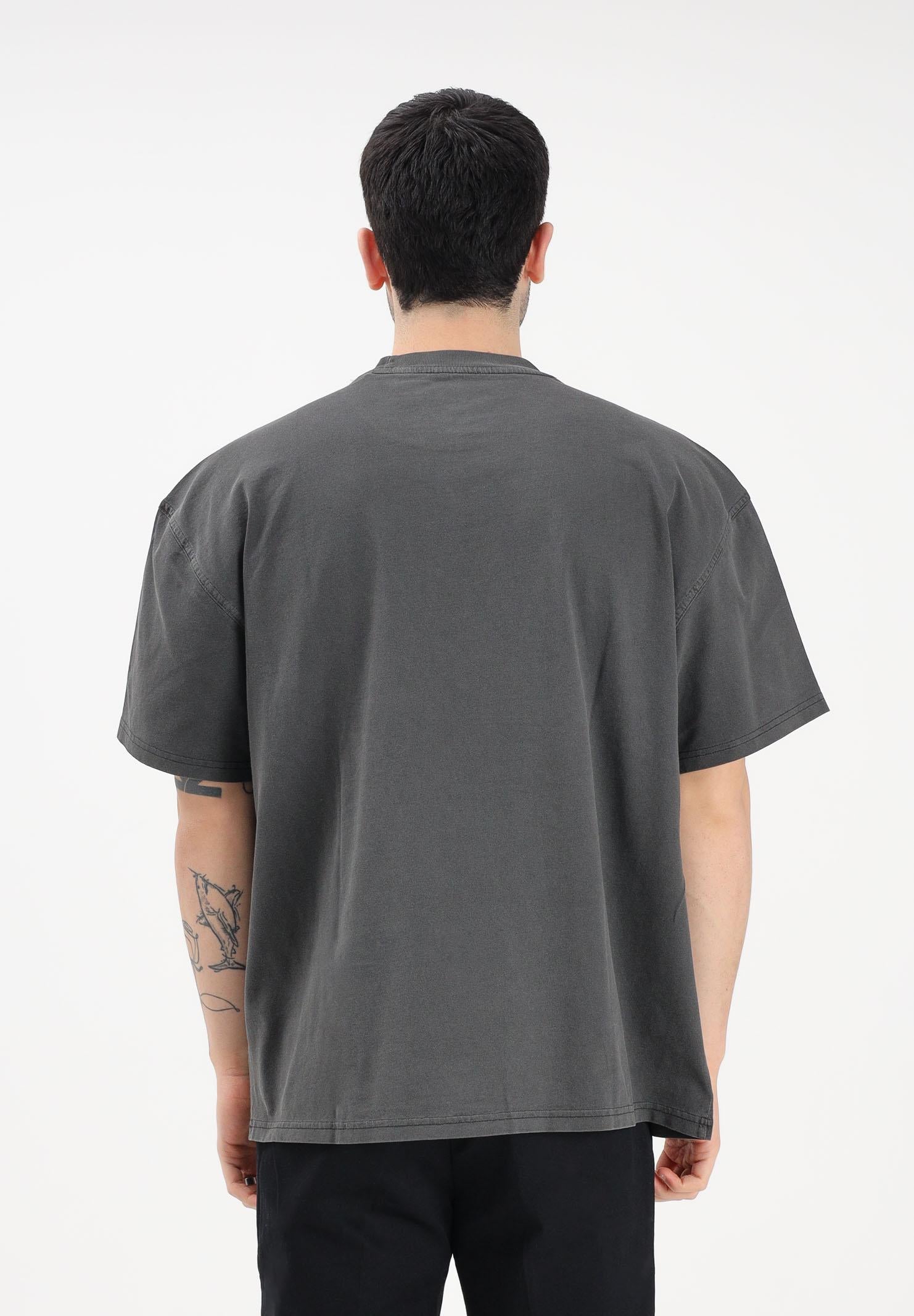 DICKIES T-shirt a manica corta Plainville grigia da uomo DK0A88GNBLK1 . DIckies