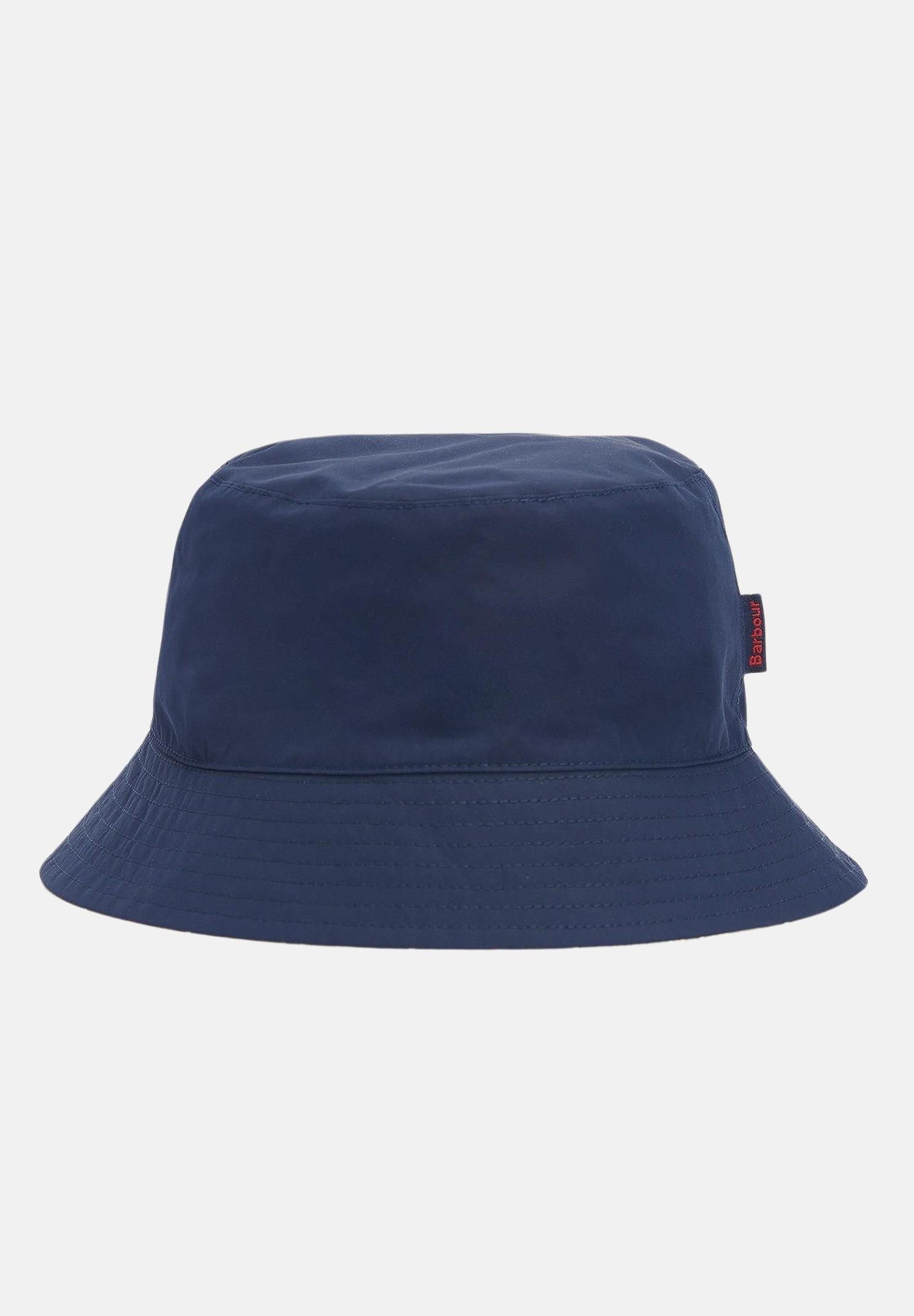 BARBOUR Bucket reversibile blu e tartan per uomo e donna 241-MHA0839 NY52 BARBOUR