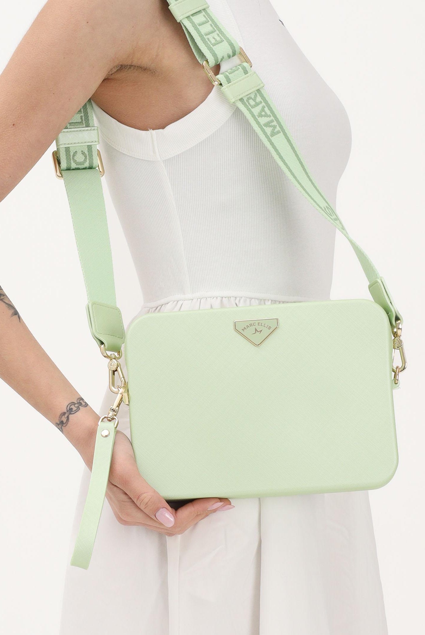 MARC ELLIS Pochette FLAT-FLOWE-26 verde da donna FLAT-FLOWE-26 SOGRLIGO MARC ELLIS