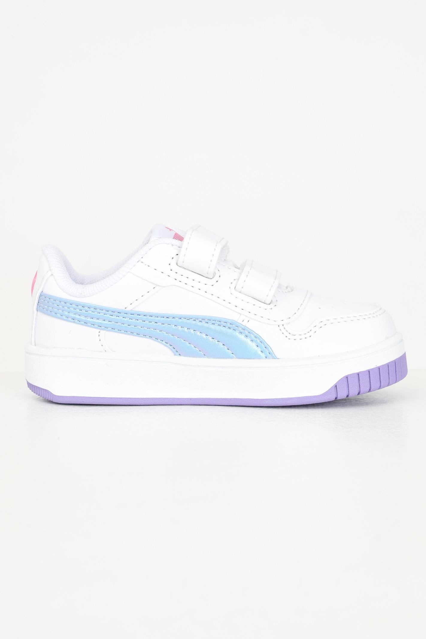 Sneakers Carina Street Bouncy Sky bianche da neonato 397977 01 PUMA