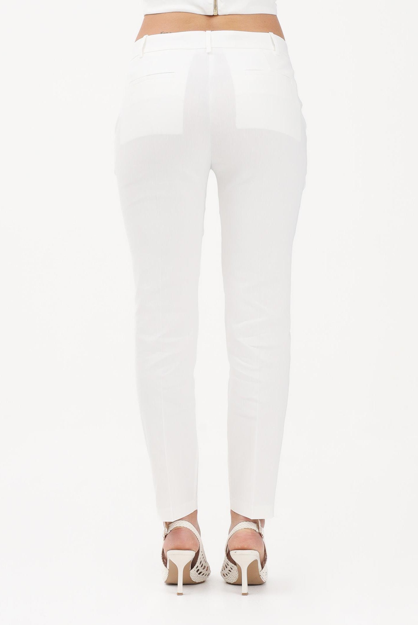 PINKO Pantalone elegante bianco da donna 100155A34I Z05 PINKO
