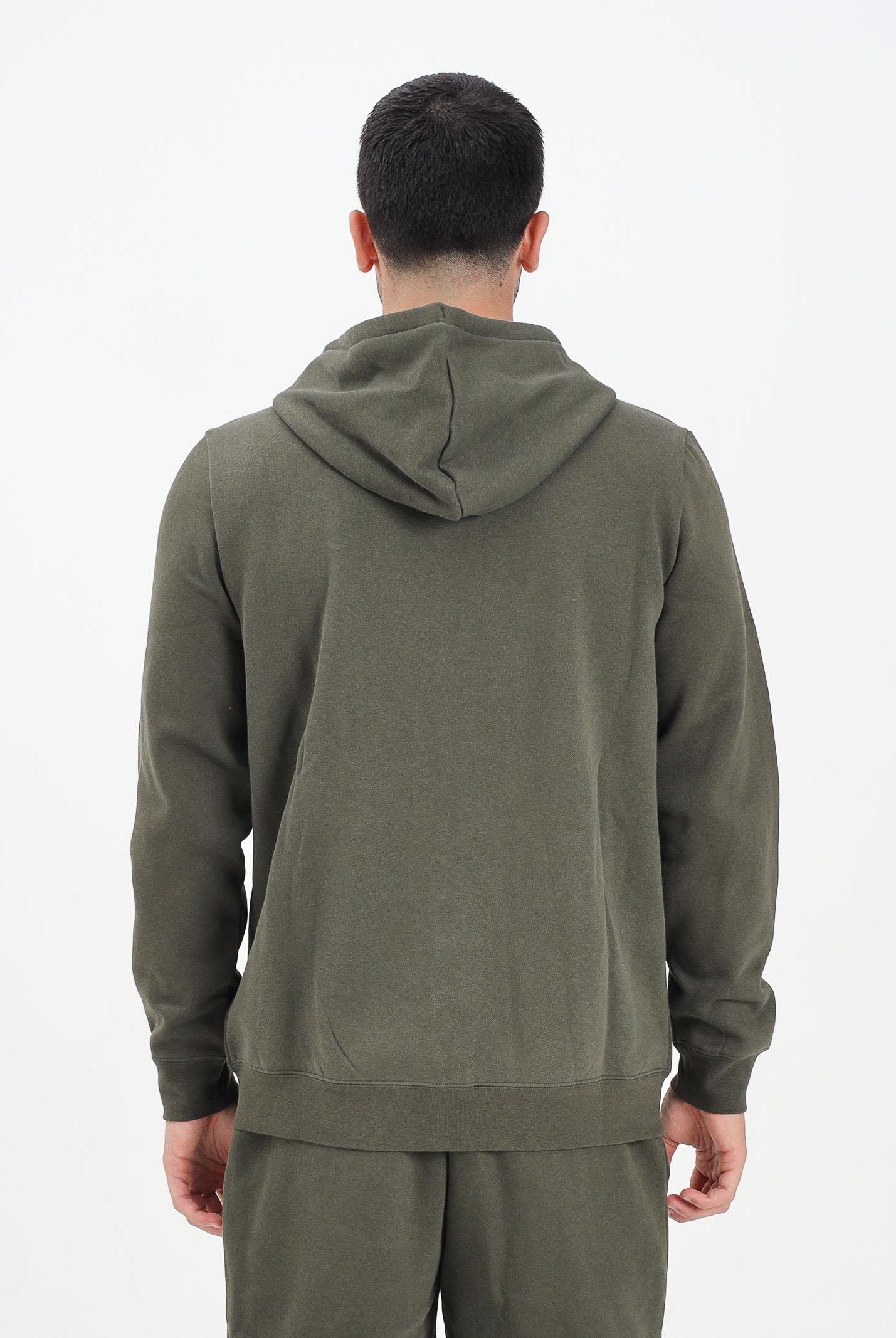 PUMA Felpa con zip Essentials verde da uomo 691657 70 PUMA