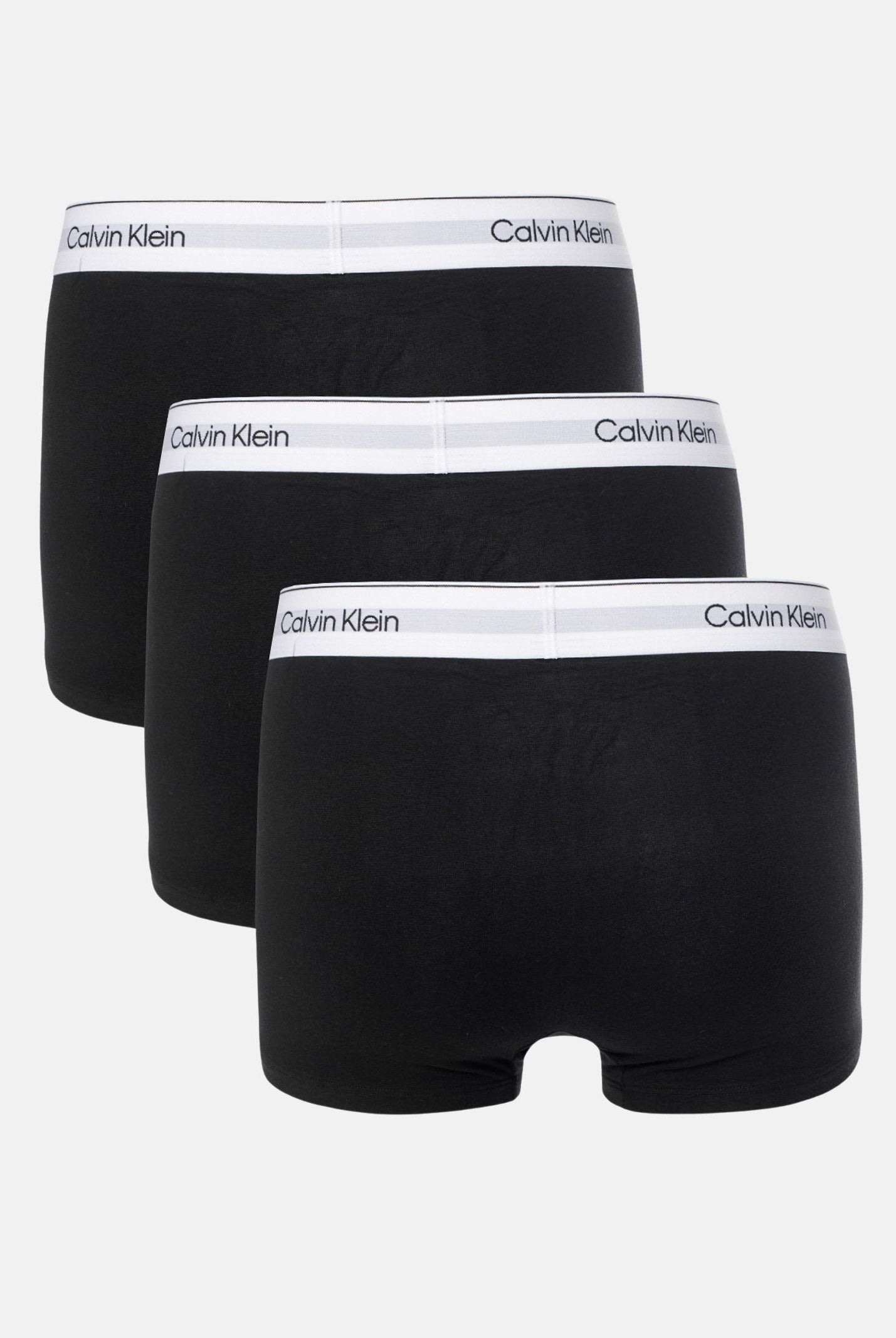 CALVIN KLEIN Set da tre boxer neri da uomo con elastico logato 000NB3963A UB1 CALVIN KLEIN
