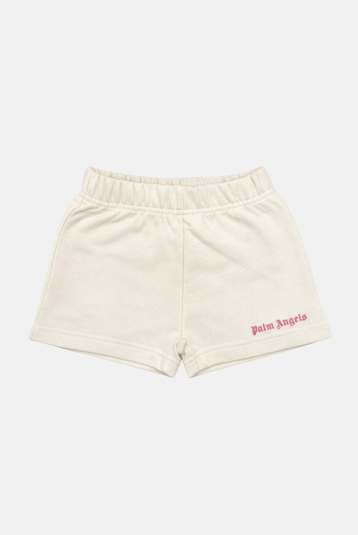 PALM ANGELS Shorts panna da neonato con logo PG6X002S26FLE001 002 PALM ANGELS