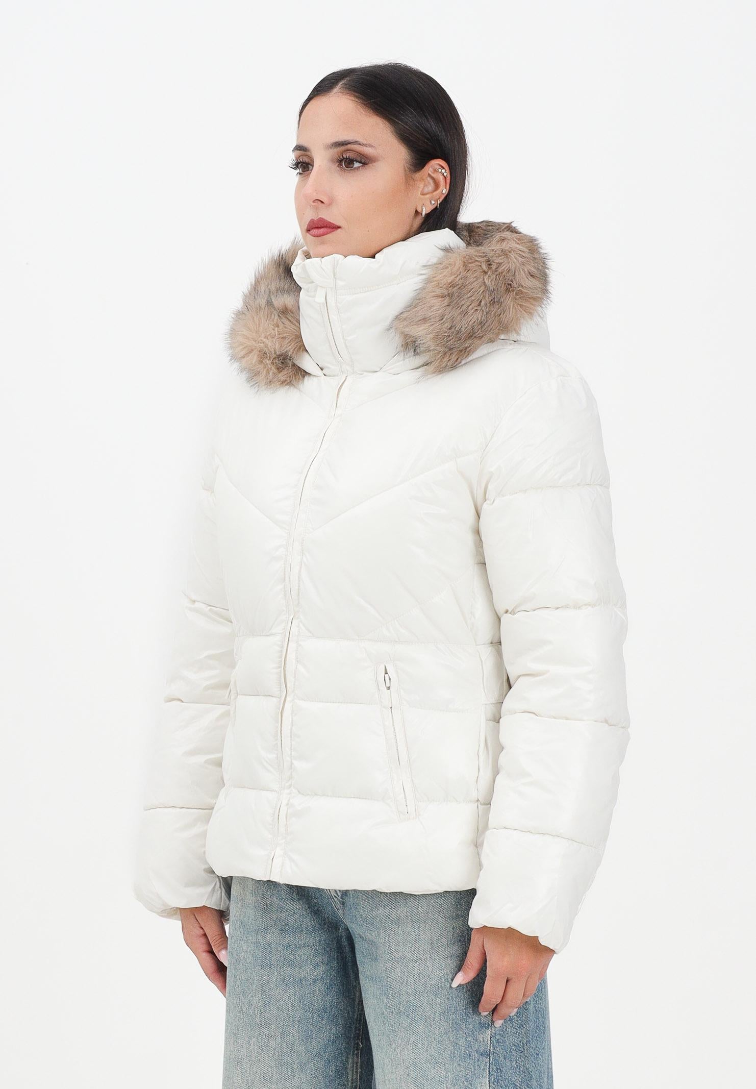 JDY Piumino bianco da donna 15355081 Tofu JDY