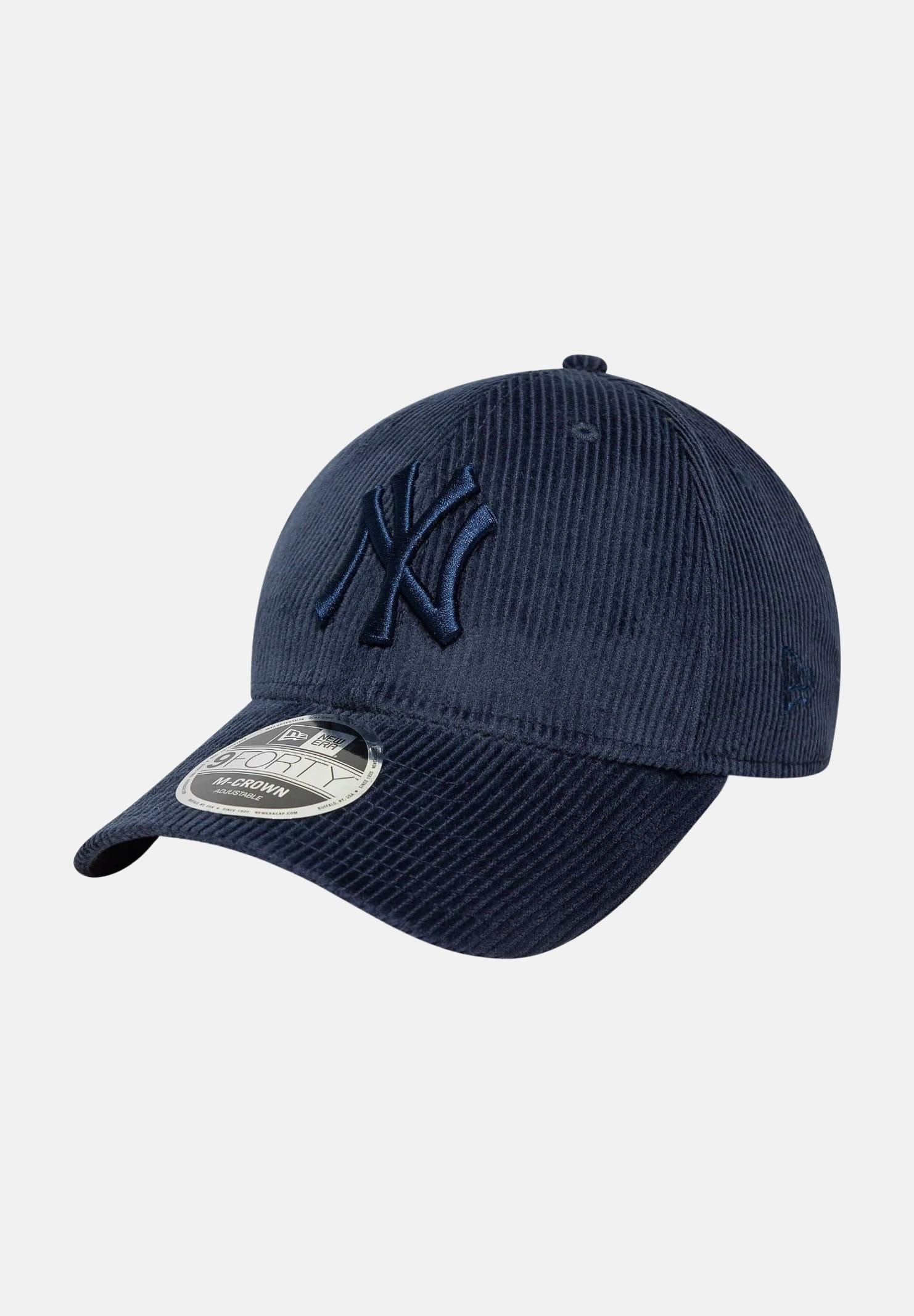 NEW ERA Cappello con visiera 9FORTY New York Yankees MLB in velluto blu per uomo e donna 60758926 . NEW ERA