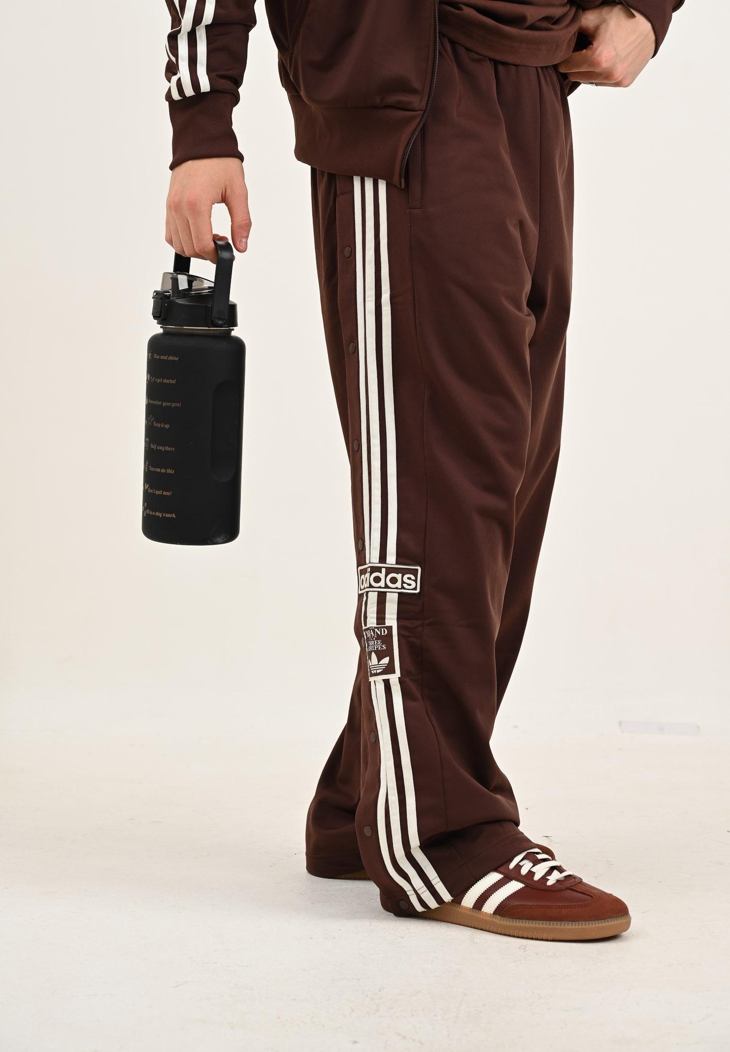 ADIDAS ORIGINALS Pantalone sportivo ADIBREAK marrone da uomo KD6658 ADIDAS ORIGINALS