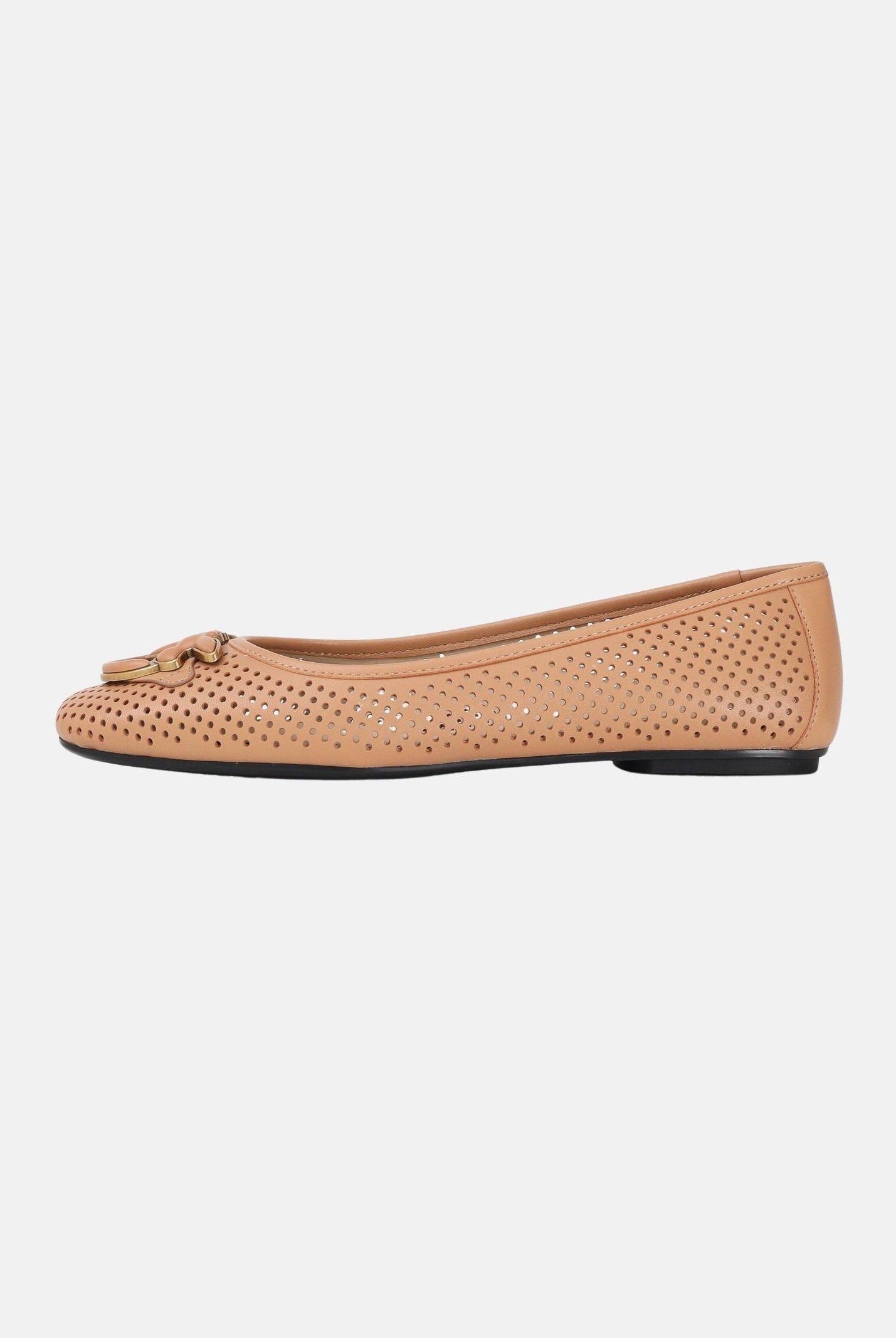 PINKO Ballerine traforate nude da donna con logo Love Birds SD0457P003Q61 Q61 PINKO