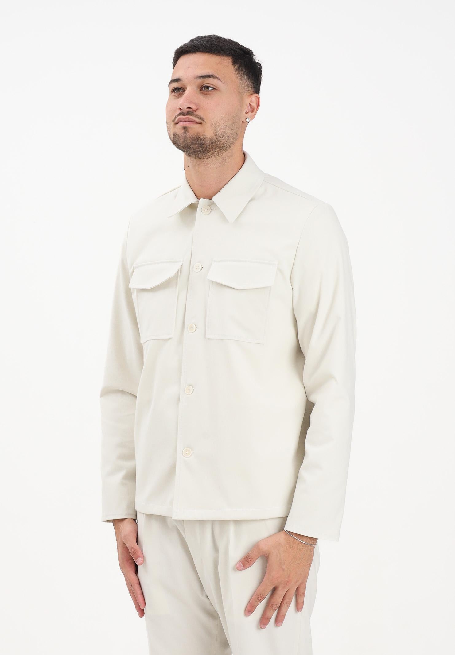 GOLDEN CRAFT Camicia a manica lunga Miller panna da uomo GC1JFW25266650 A014 GOLDEN CRAFT