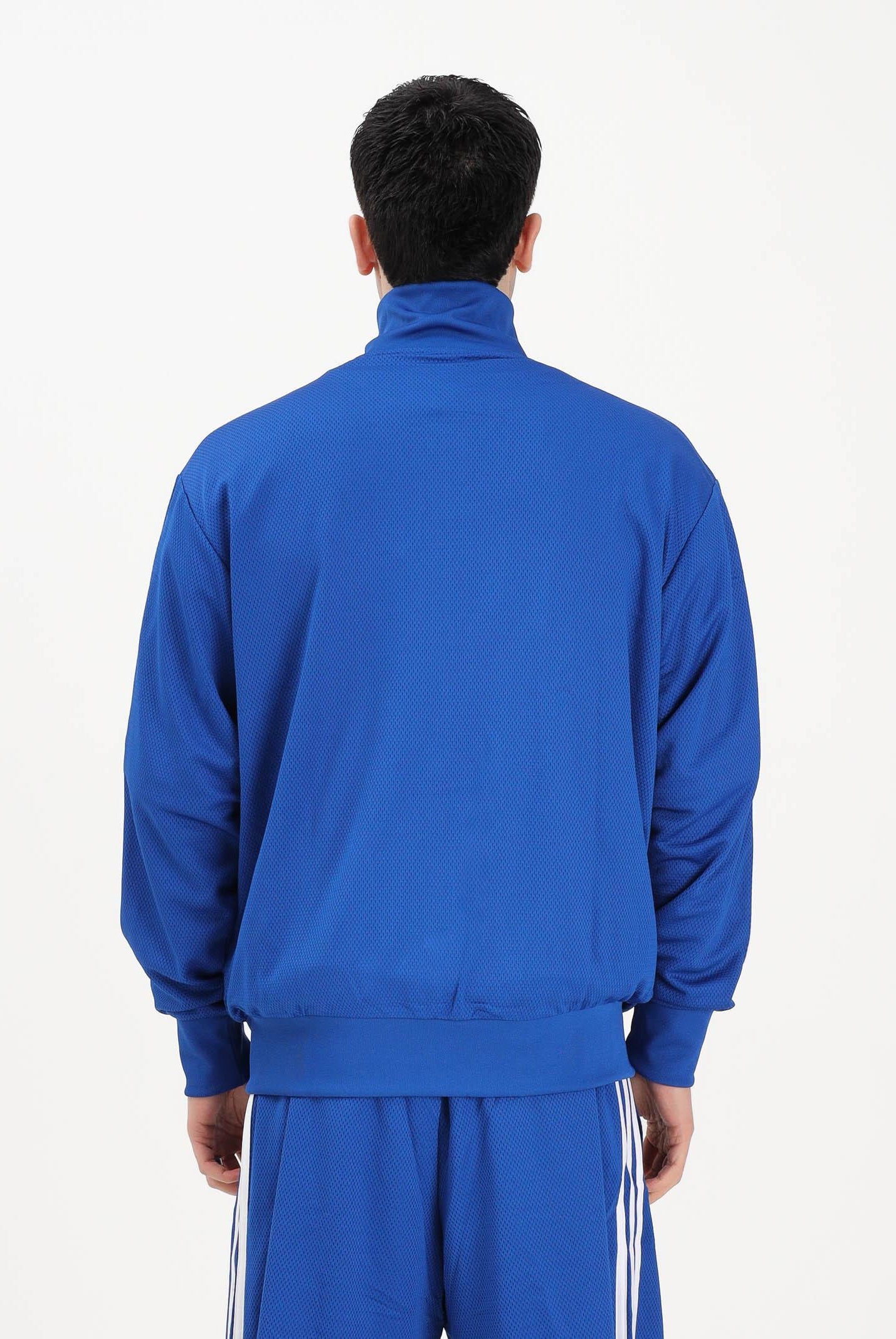 ADIDAS ORIGINALS Felpa con zip Firebird Adicolor Mesh blu da uomo KE0790 . ADIDAS ORIGINALS