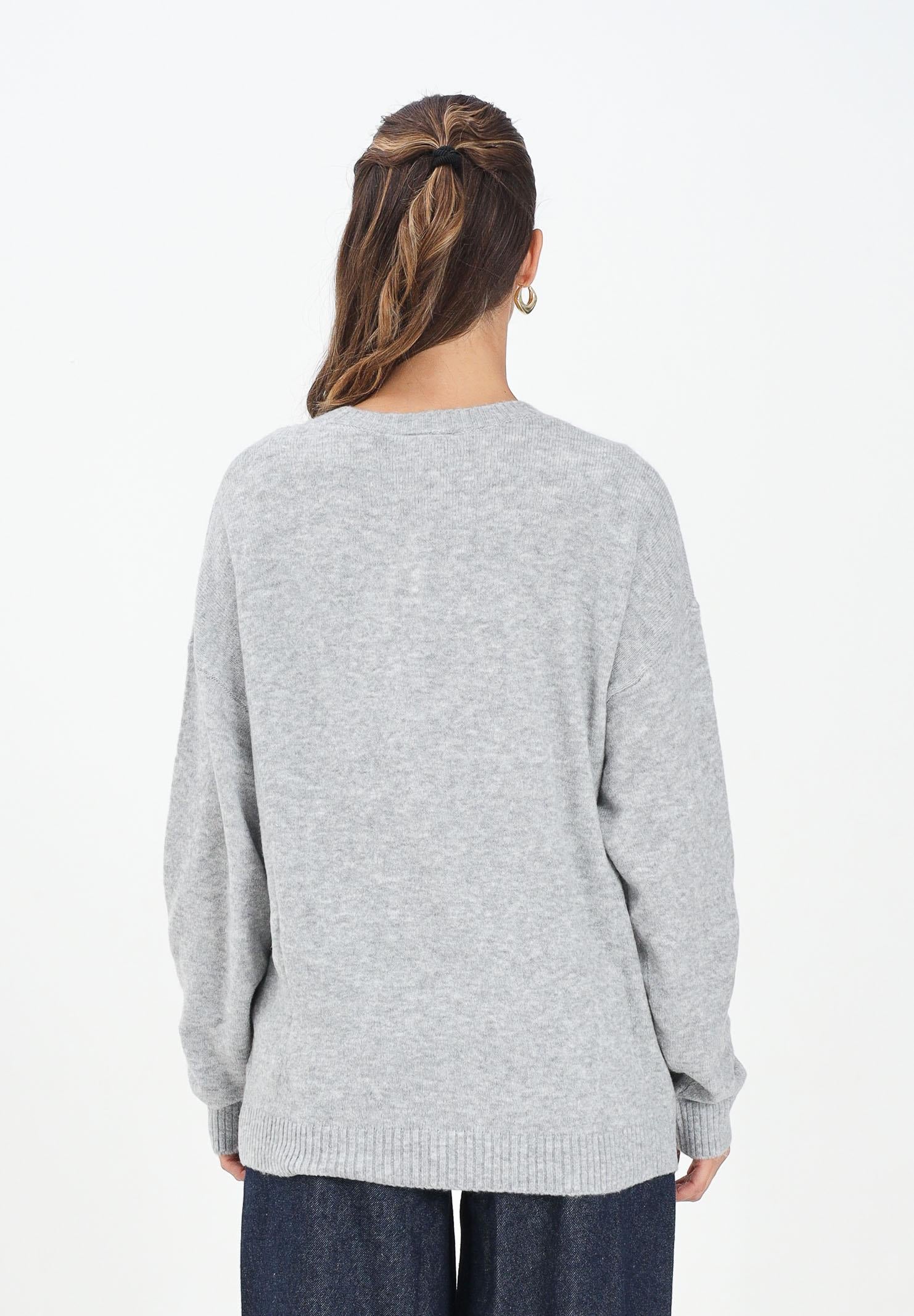 NEW ERA Maglioncino girocollo LA Dodgers MLB grigio da donna 60684495 NEW ERA