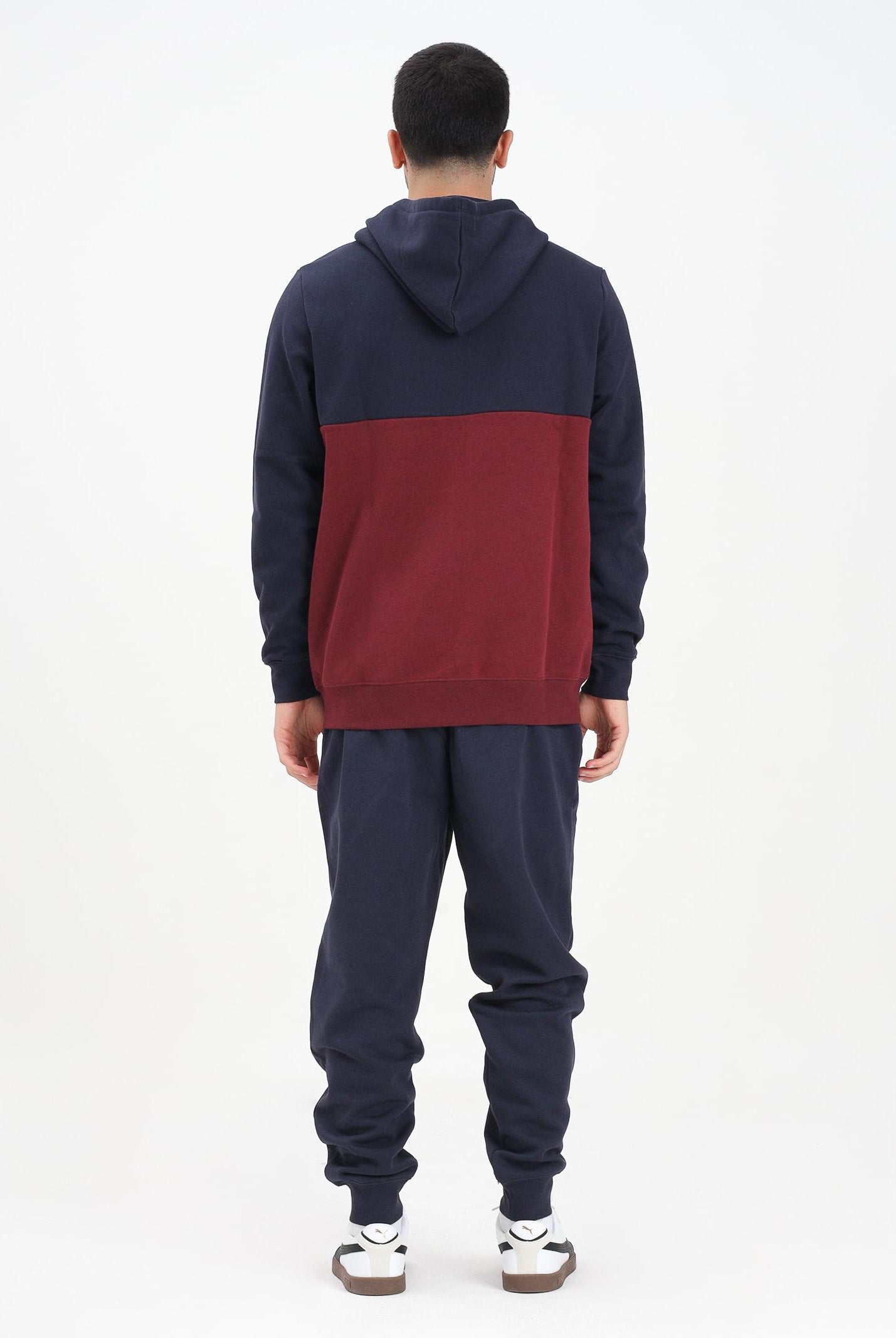 PUMA Tuta blu e bordeaux da uomo con logo 692158 16 PUMA