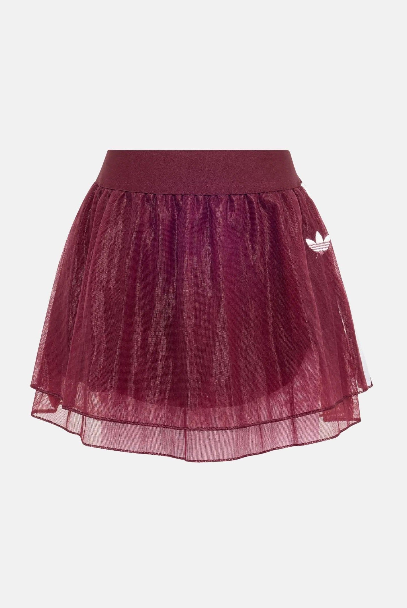 ADIDAS ORIGINALS Gonna in tulle corta bordeaux da bambina KC6798 . ADIDAS ORIGINALS