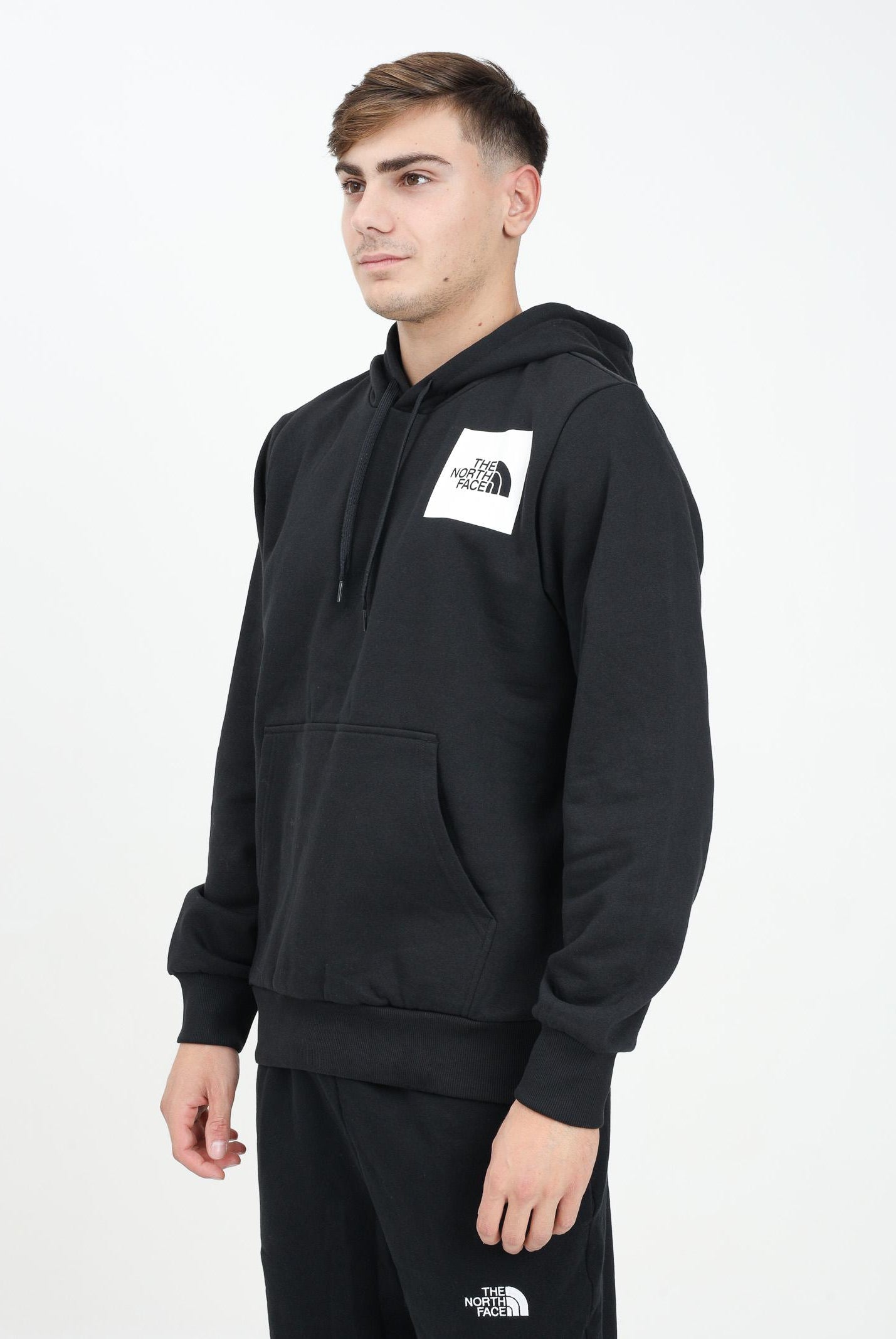 THE NORTH FACE Felpa con cappuccio Fine nera da uomo NF0A89EUJK31 THE NORTH FACE