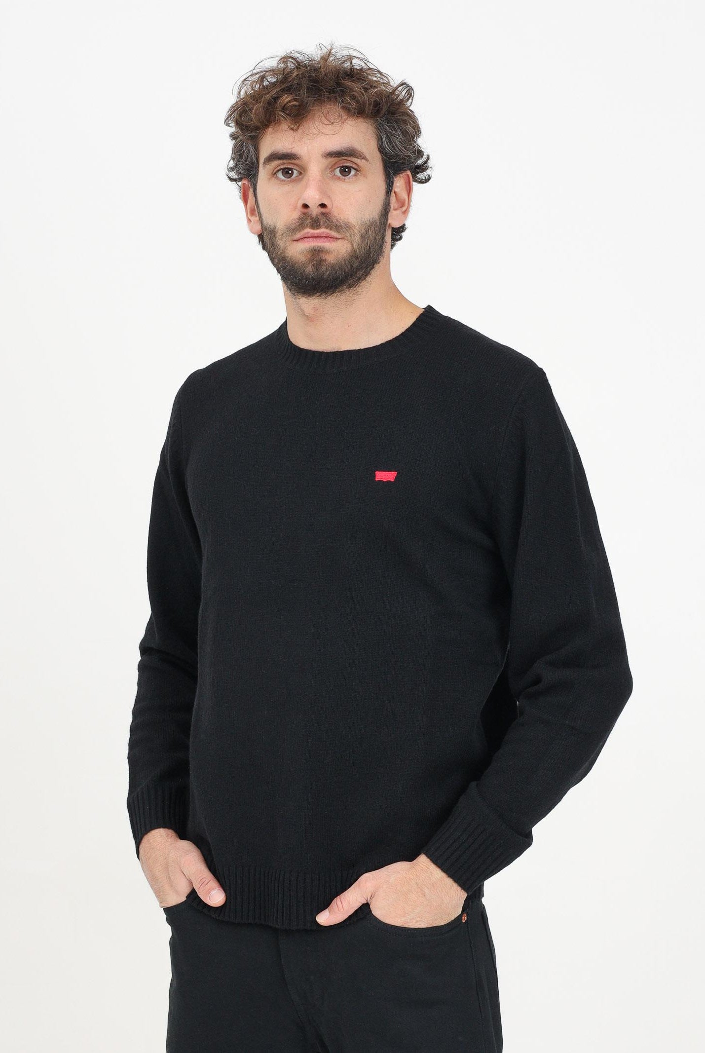 Maglioncino girocollo Original Housemark nero da uomo A4320-0005 . LEVI'S®