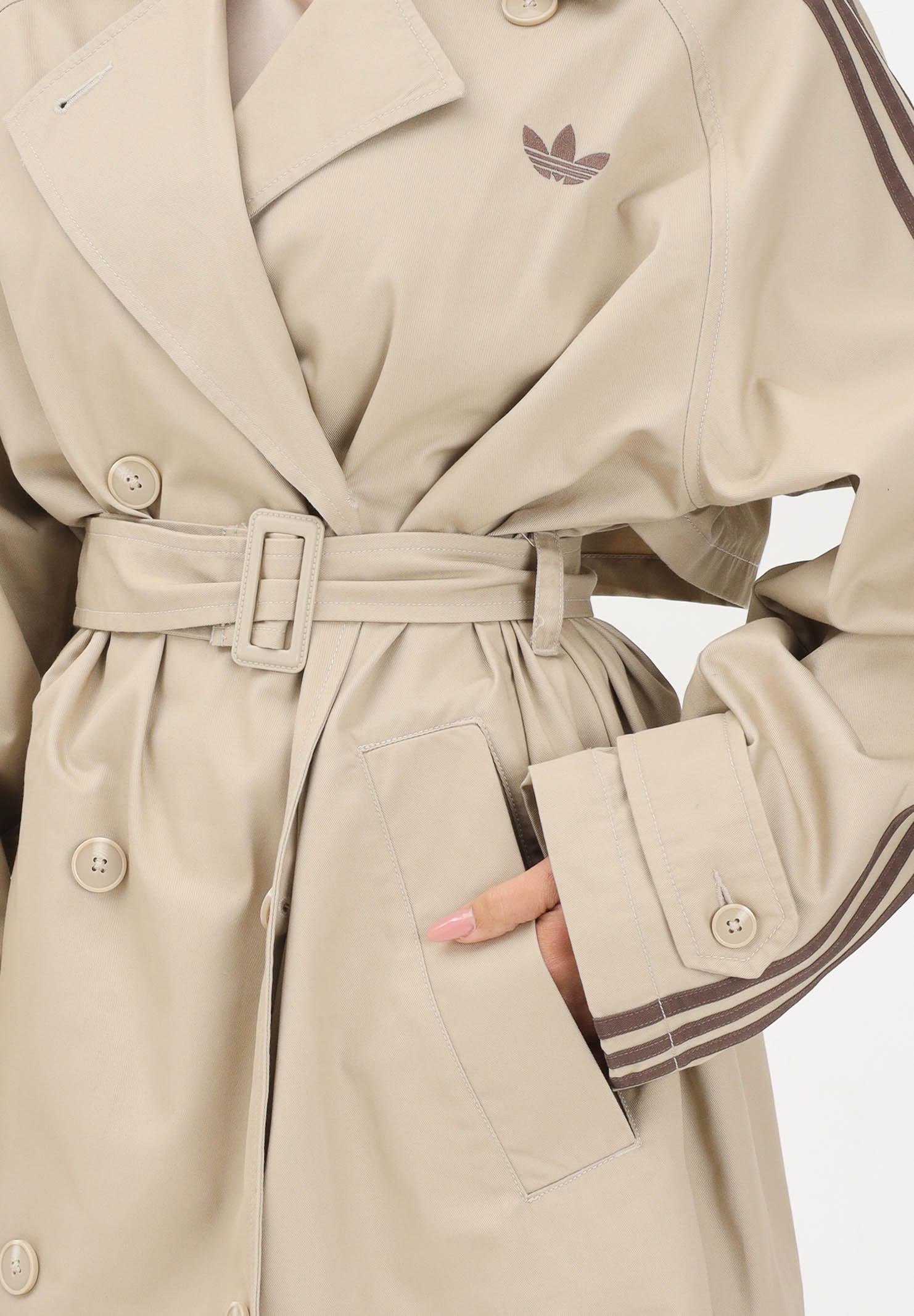 ADIDAS ORIGINALS Trench TWILL beige da donna KD3734 . ADIDAS ORIGINALS