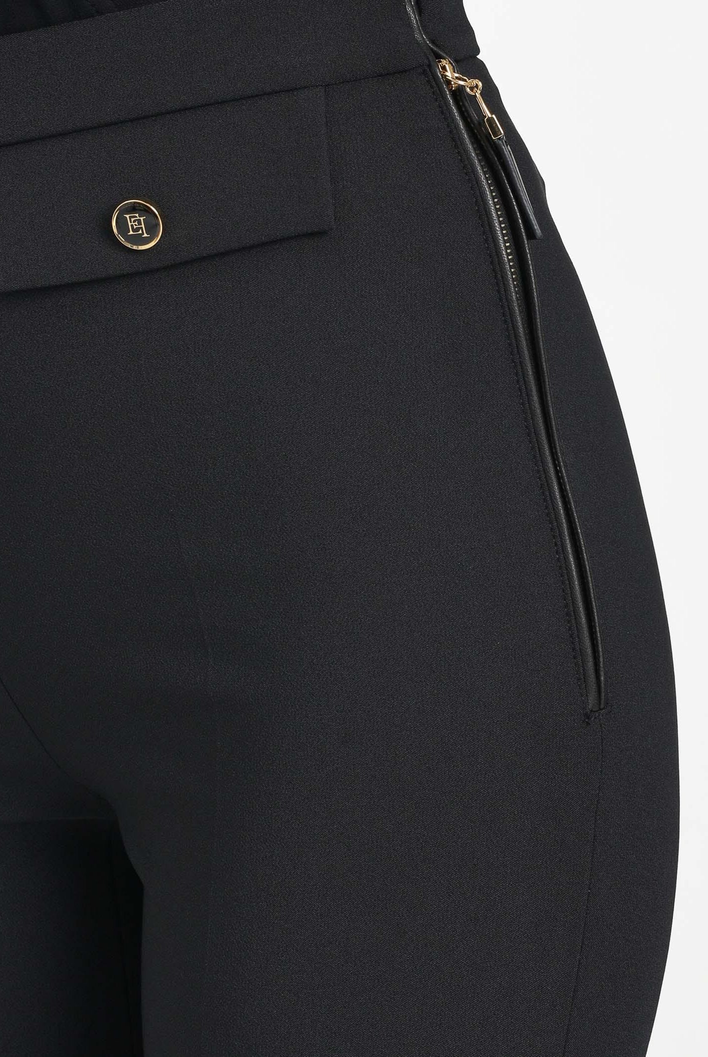 ELISABETTA FRANCHI Pantalone elegante nero da donna PA12056E2 110 ELISABETTA FRANCHI