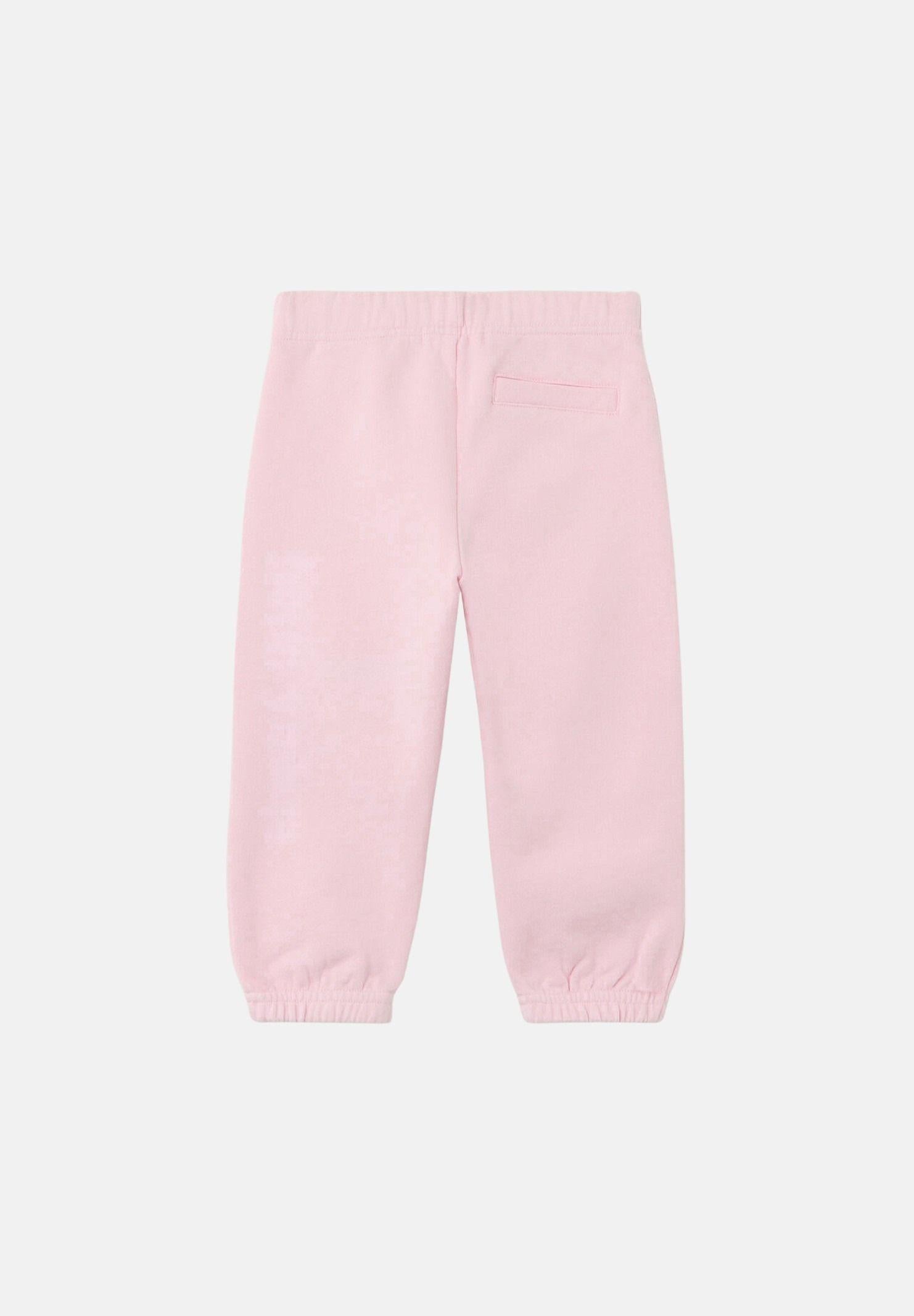 PALM ANGELS Pantalone sportivo rosa da neonato con logo PGXD002S26FLE001 042 PALM ANGELS