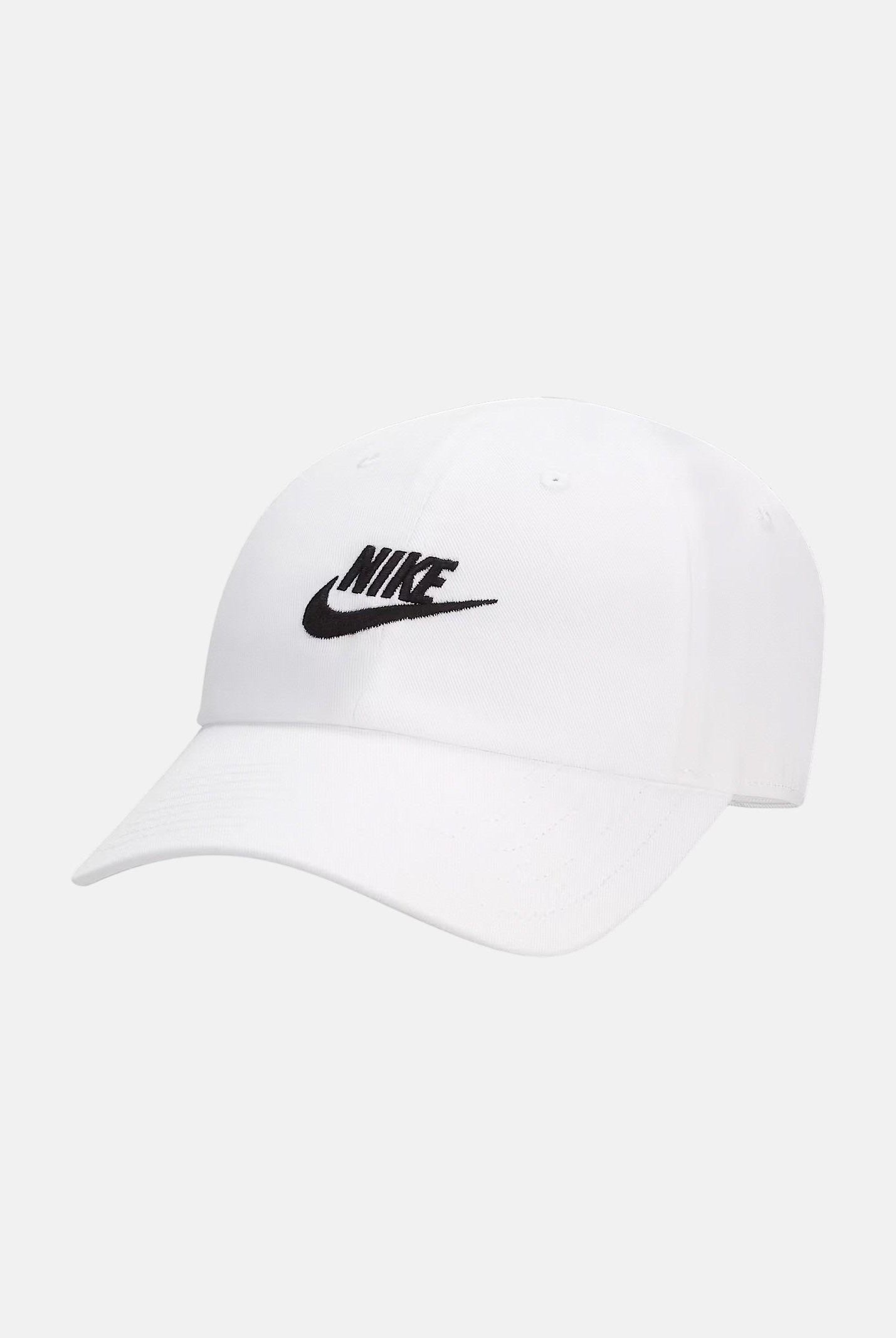 NIKE Cappello con visiera bianco per uomo e donna con ricamo swoosh 913011 100 NIKE