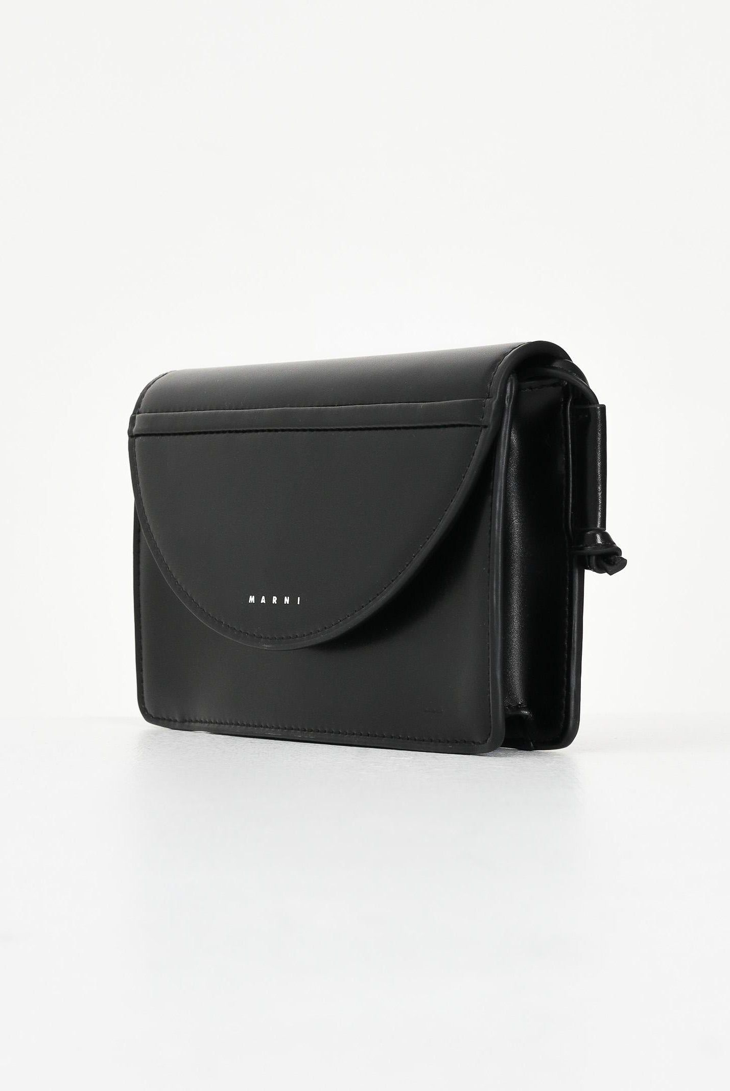 MARNI Pochette nera da donna con logo M01256M00TK 0M922 MARNI