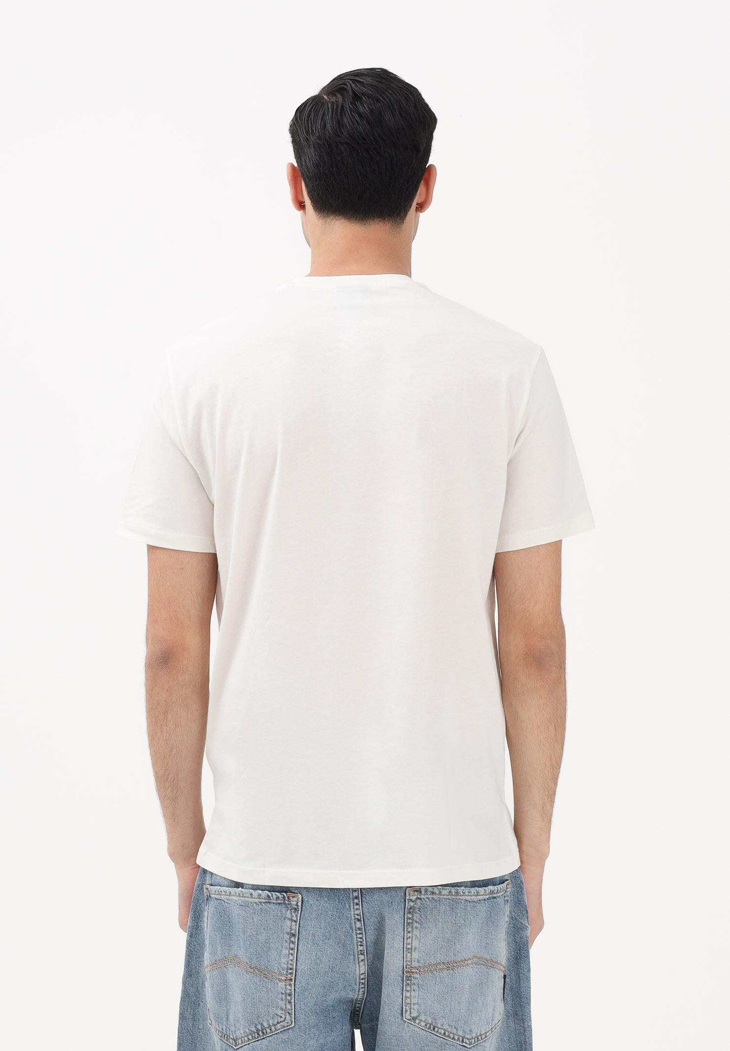 ARMANI EXCHANGE T-shirt a manica corta bianco crema da uomo con logo XM002471AF10356 U1074 ARMANI EXCHANGE