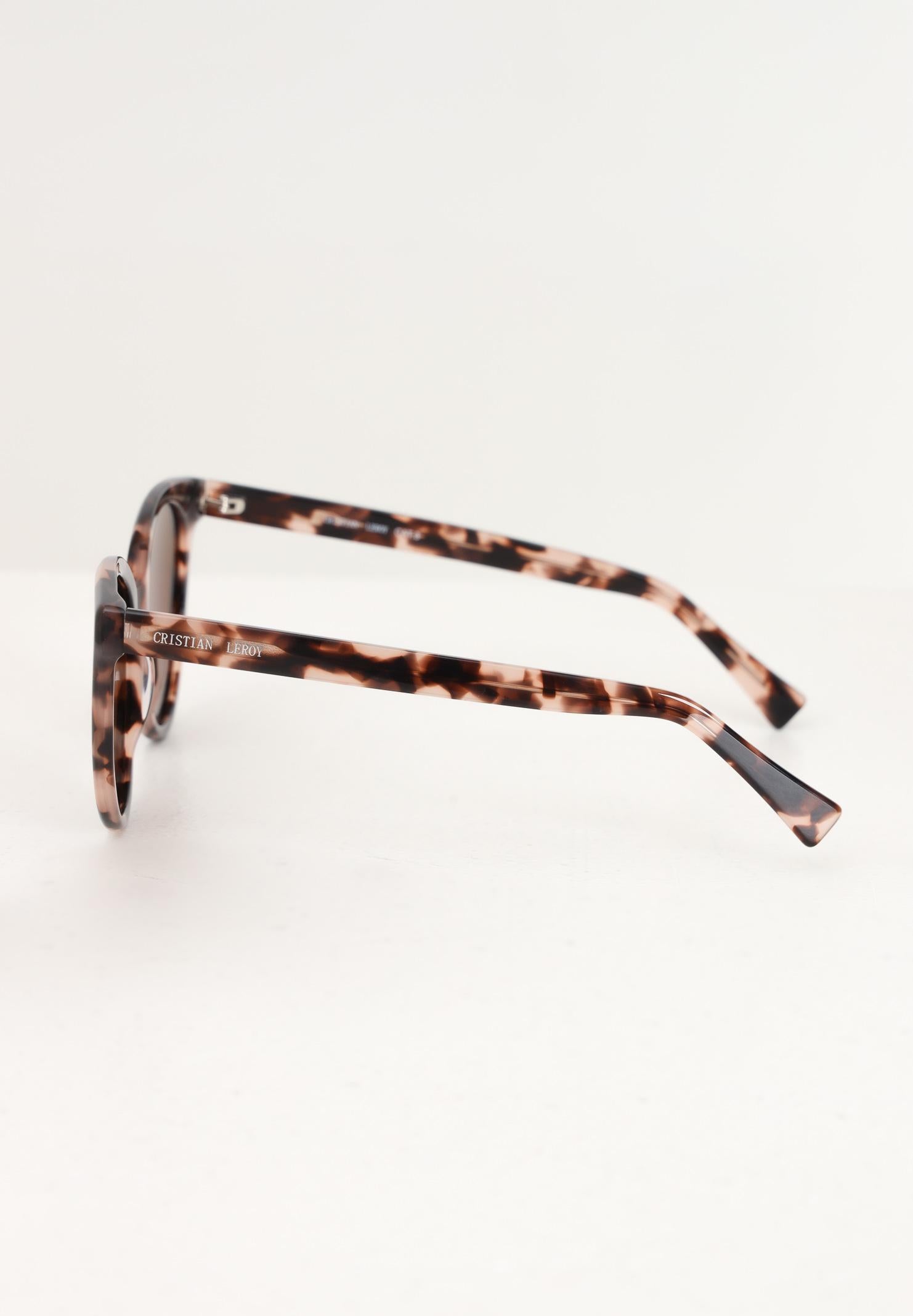 Occhiali da sole da donna con montatura maculata 45240 03 CRISTIAN LEROY