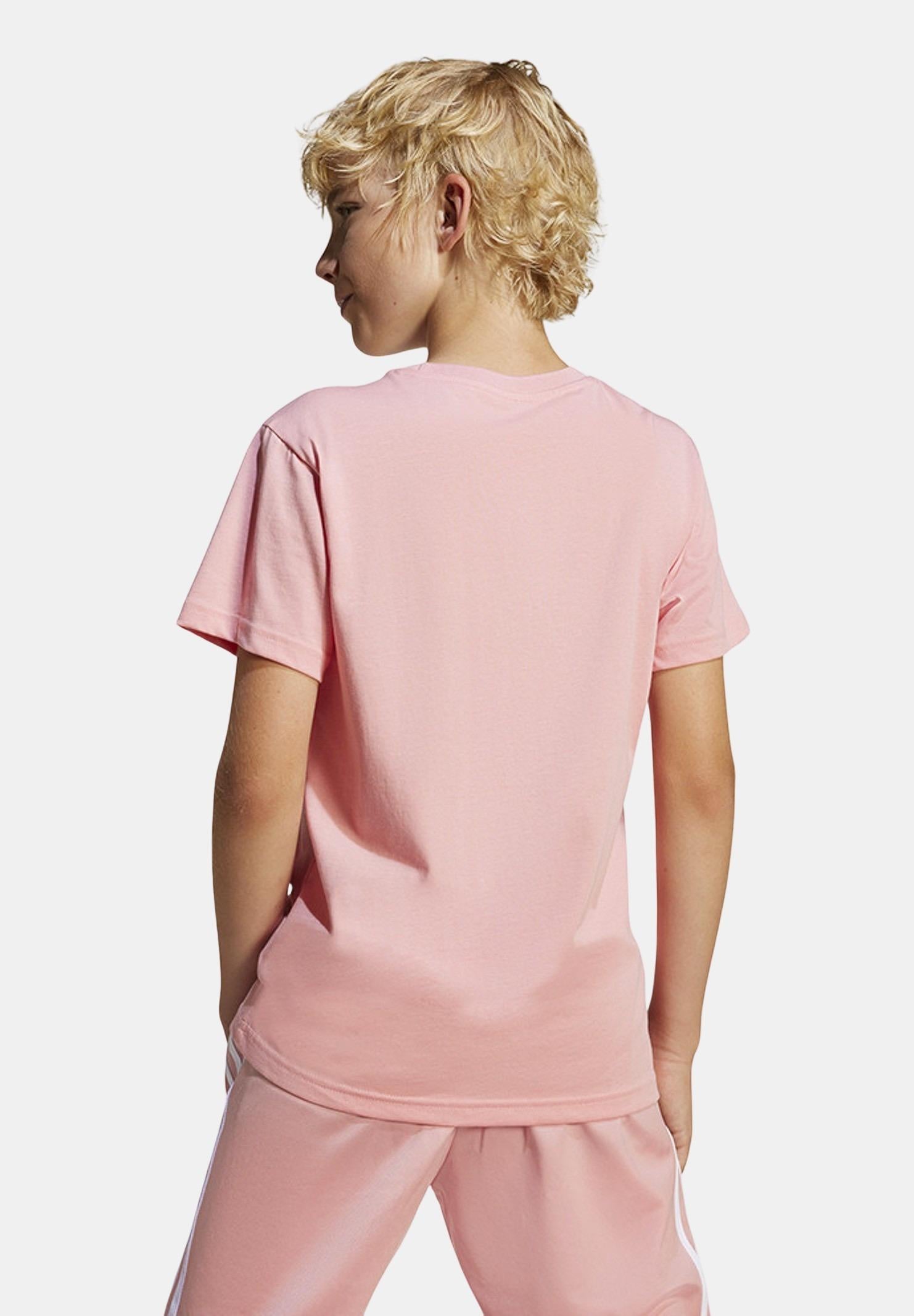 ADIDAS ORIGINALS T-shirt a manica corta Adicolor Trefoil rosa da bambina JC9188 ADIDAS ORIGINALS