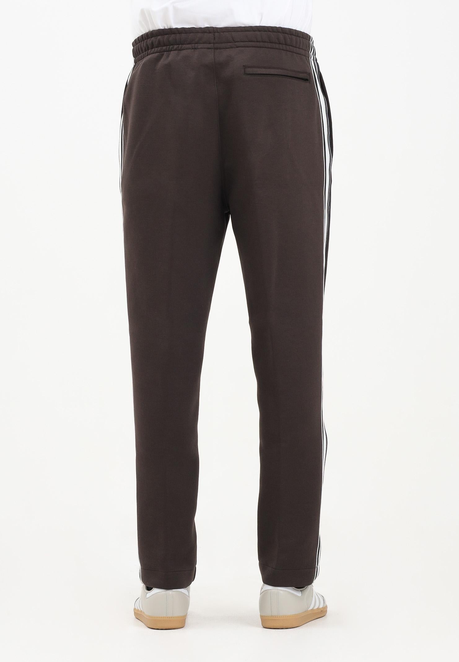 LACOSTE Pantalone marrone da uomo con logo ricamato XH5824 SKB LACOSTE