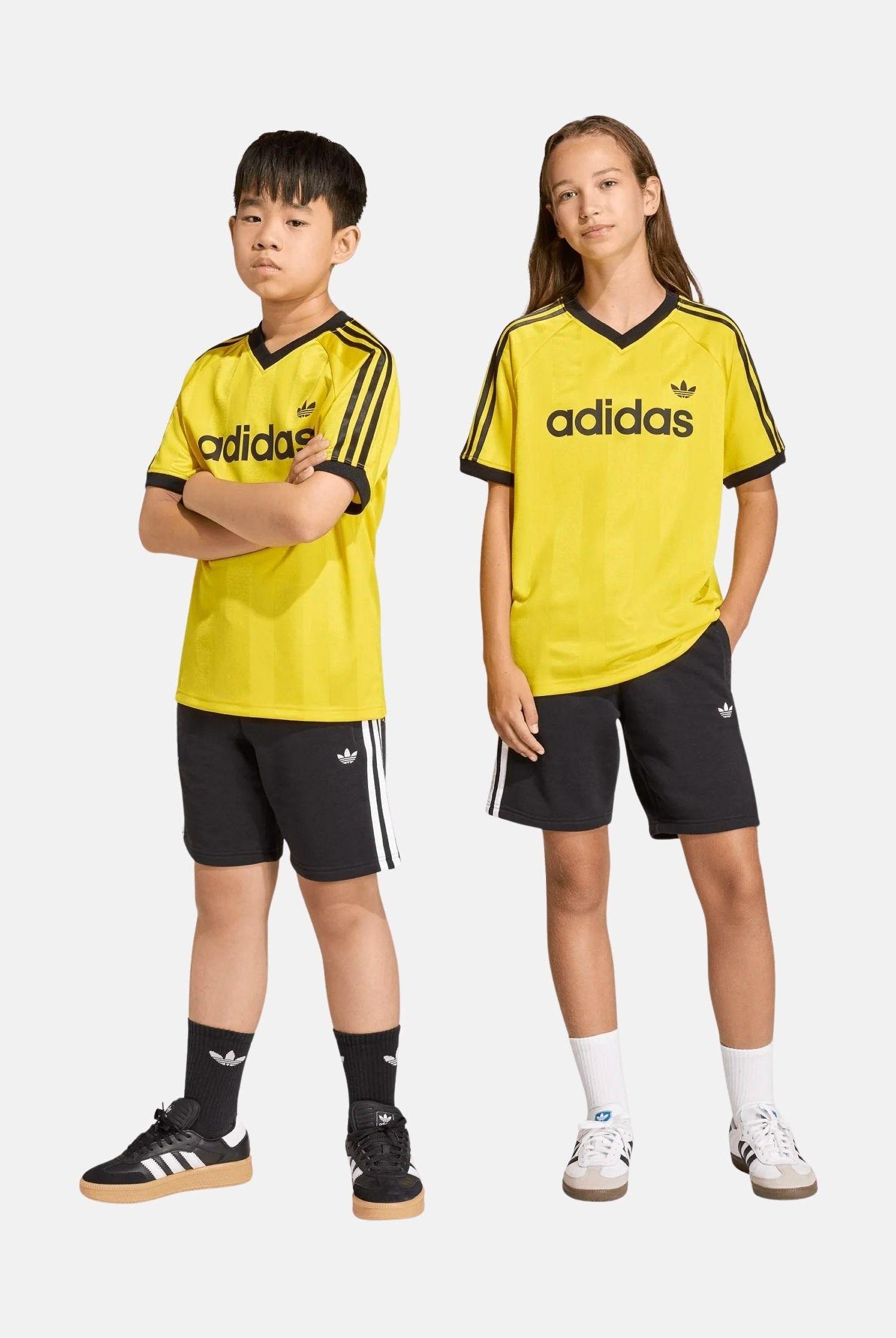 ADIDAS ORIGINALS Shorts sportivo 3 STRIPES nero per bambino e bambina KE2836 . ADIDAS ORIGINALS